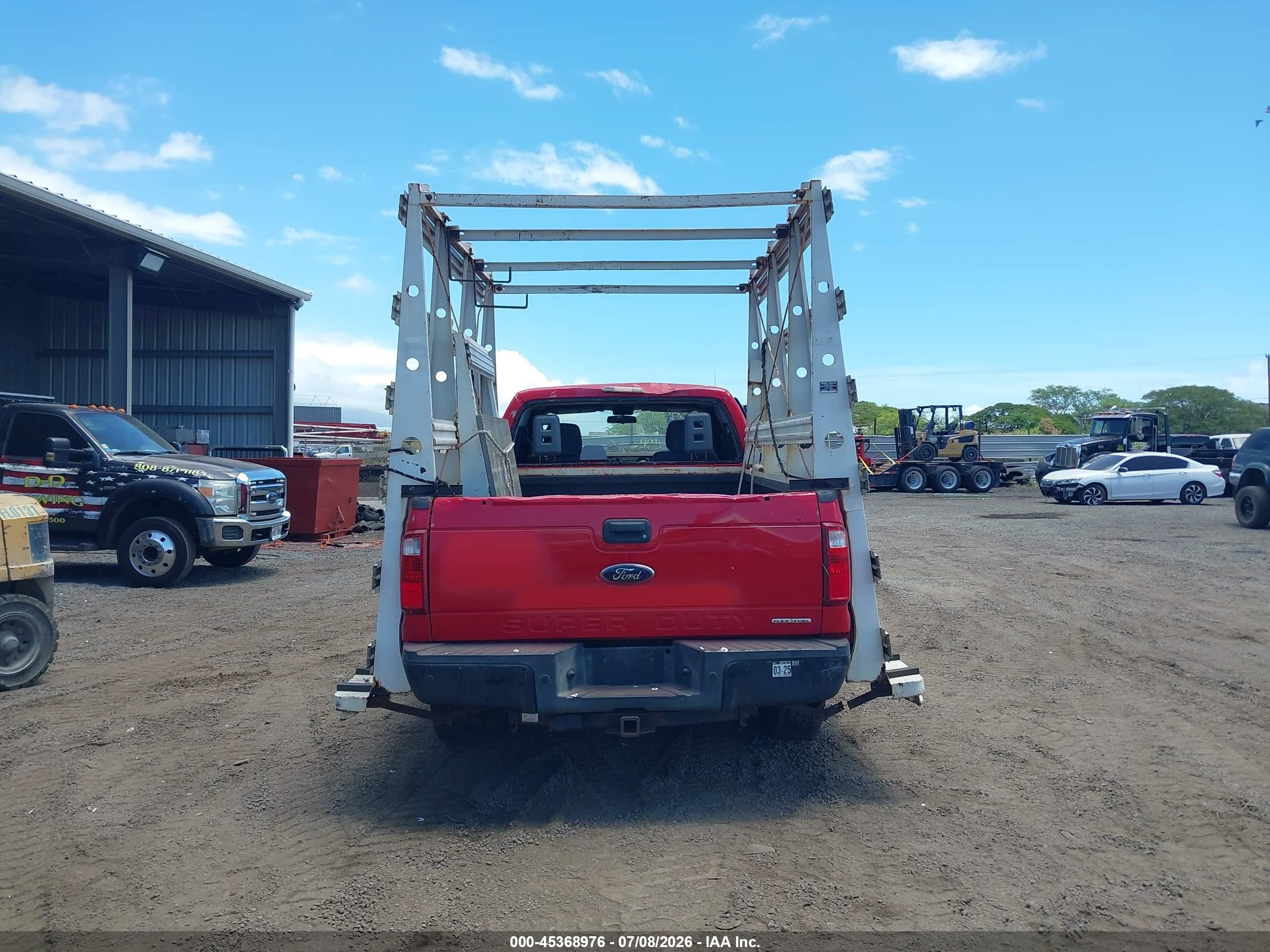 2014 Ford F-250 Xl Красный vin: 1FT7X2B67EEA80706