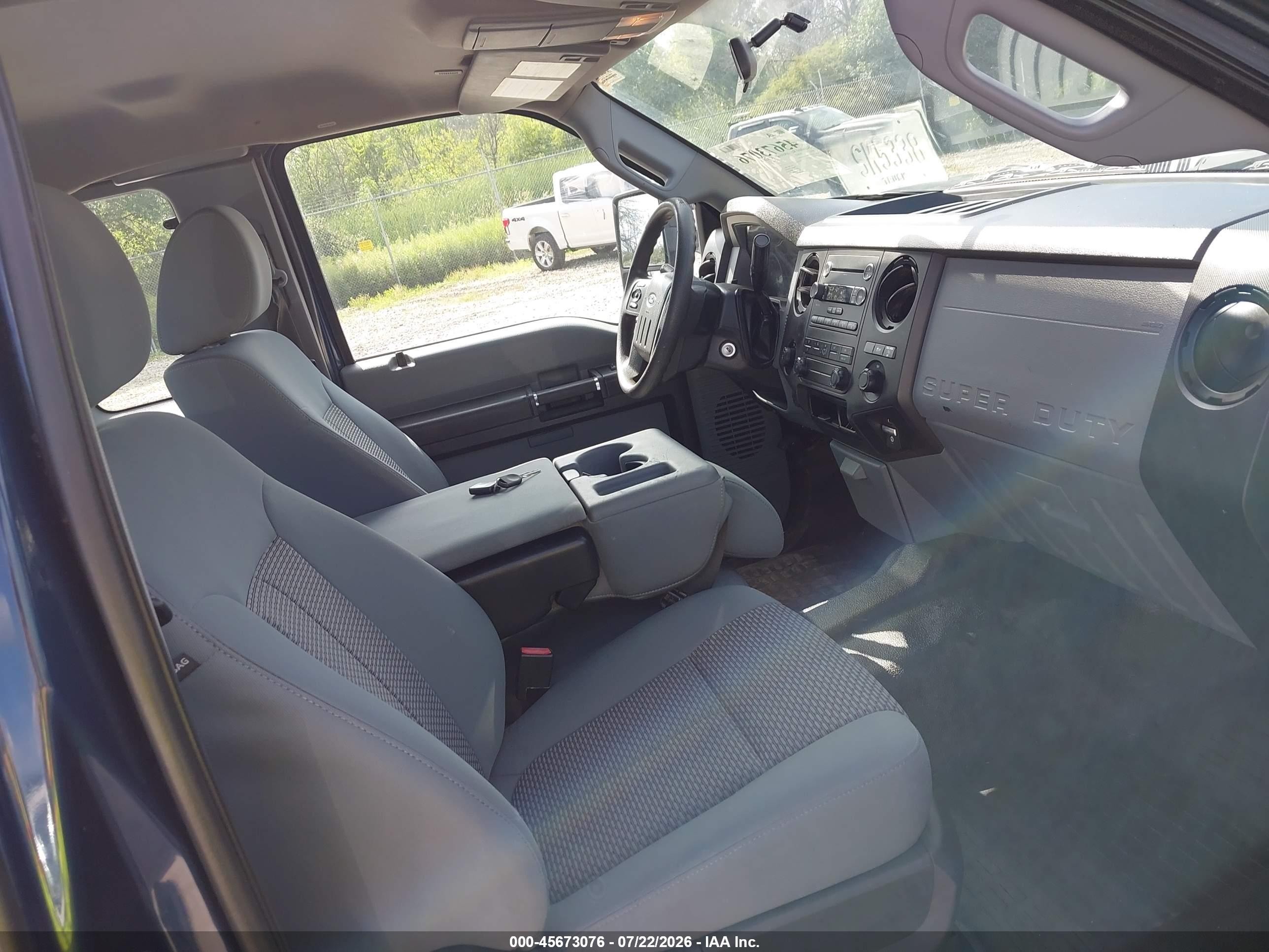 2014 Ford F-250 Xl Blue vin: 1FT7X2B67EEB66940
