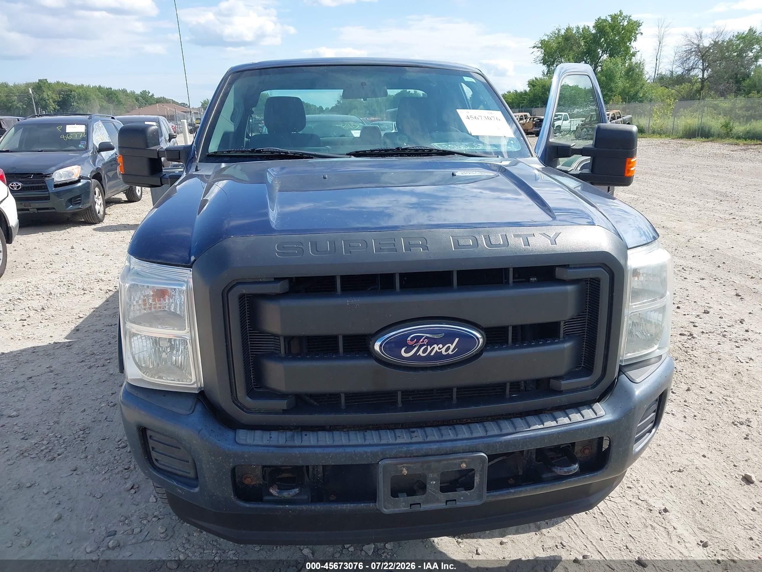2014 Ford F-250 Xl Blue vin: 1FT7X2B67EEB66940