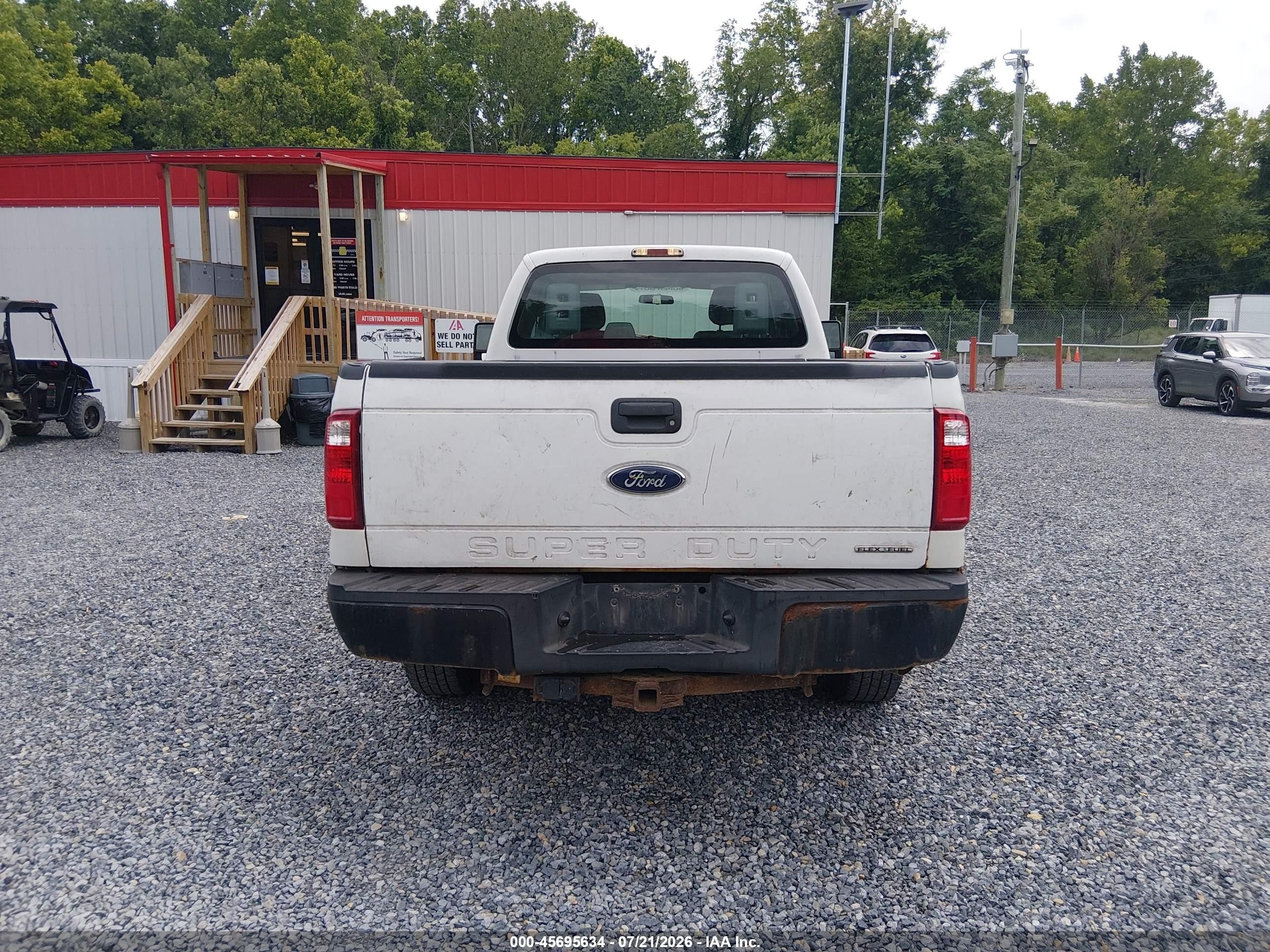 2015 Ford F-250 Xl White vin: 1FT7X2B67FEA35878