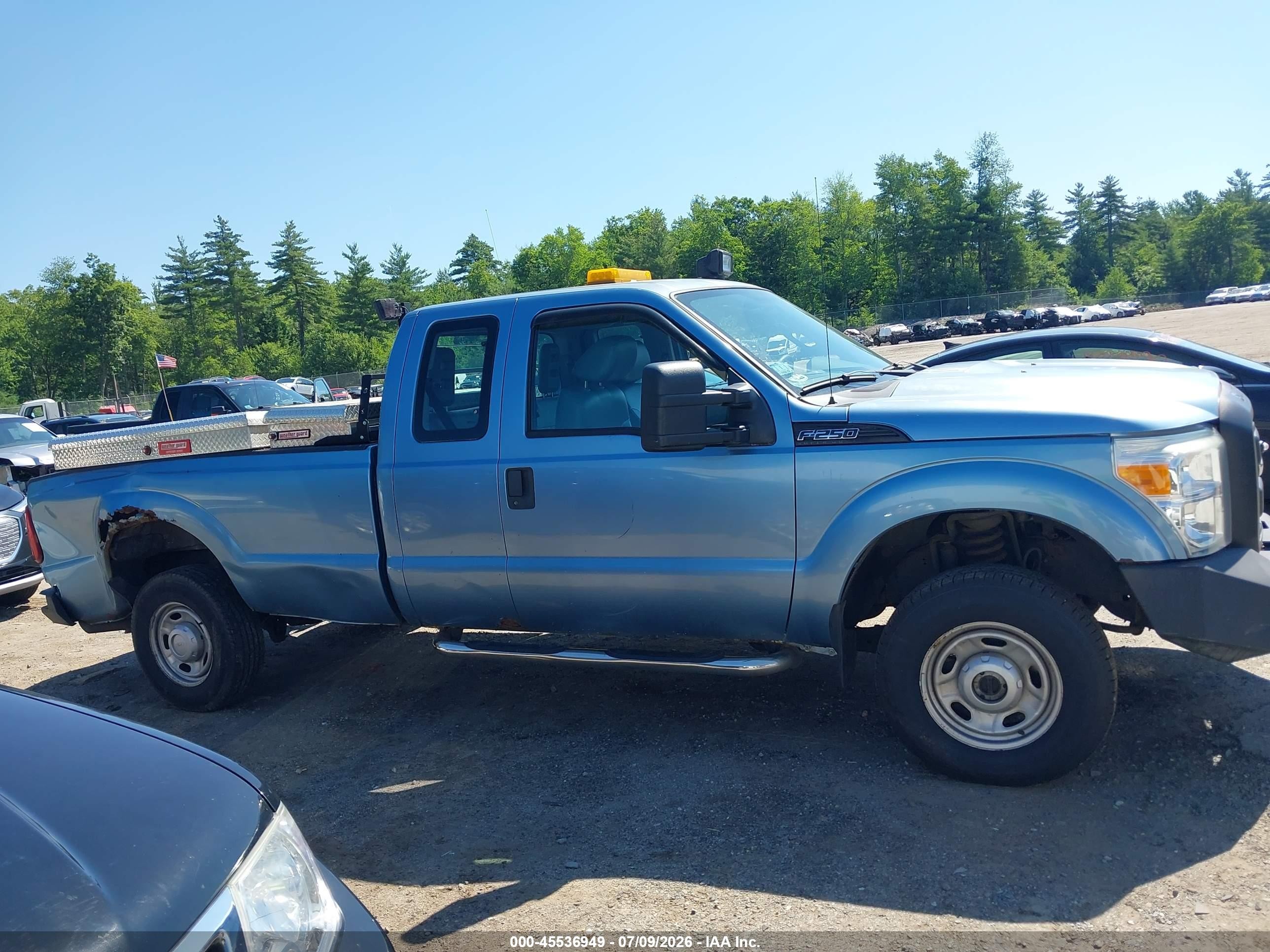 2011 Ford Super Duty F-250 Srw Lariat/xl/xlt Blue vin: 1FT7X2B68BEB66604