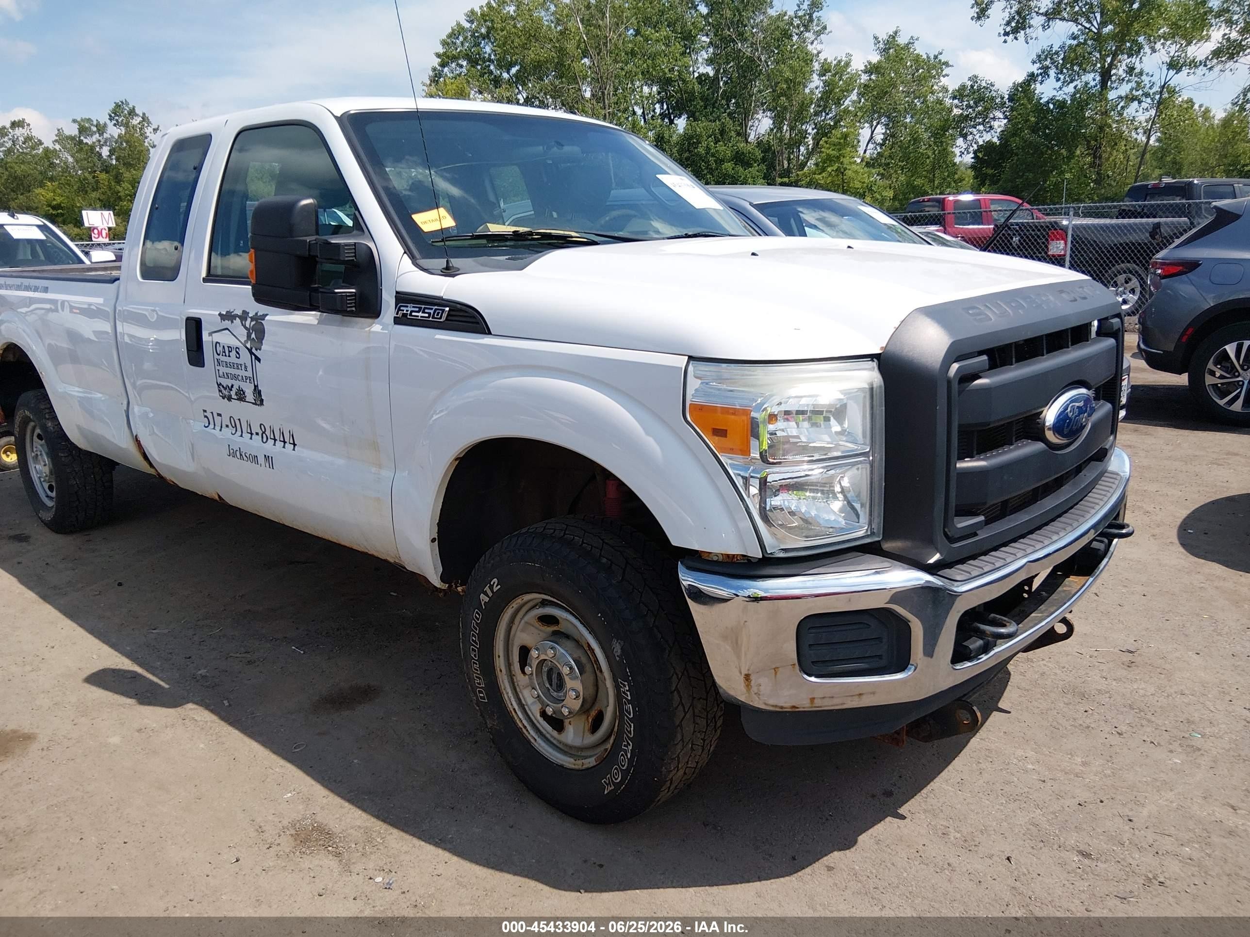 2012 Ford Super Duty F-250 Srw Lariat/xl/xlt White vin: 1FT7X2B68CEA58758