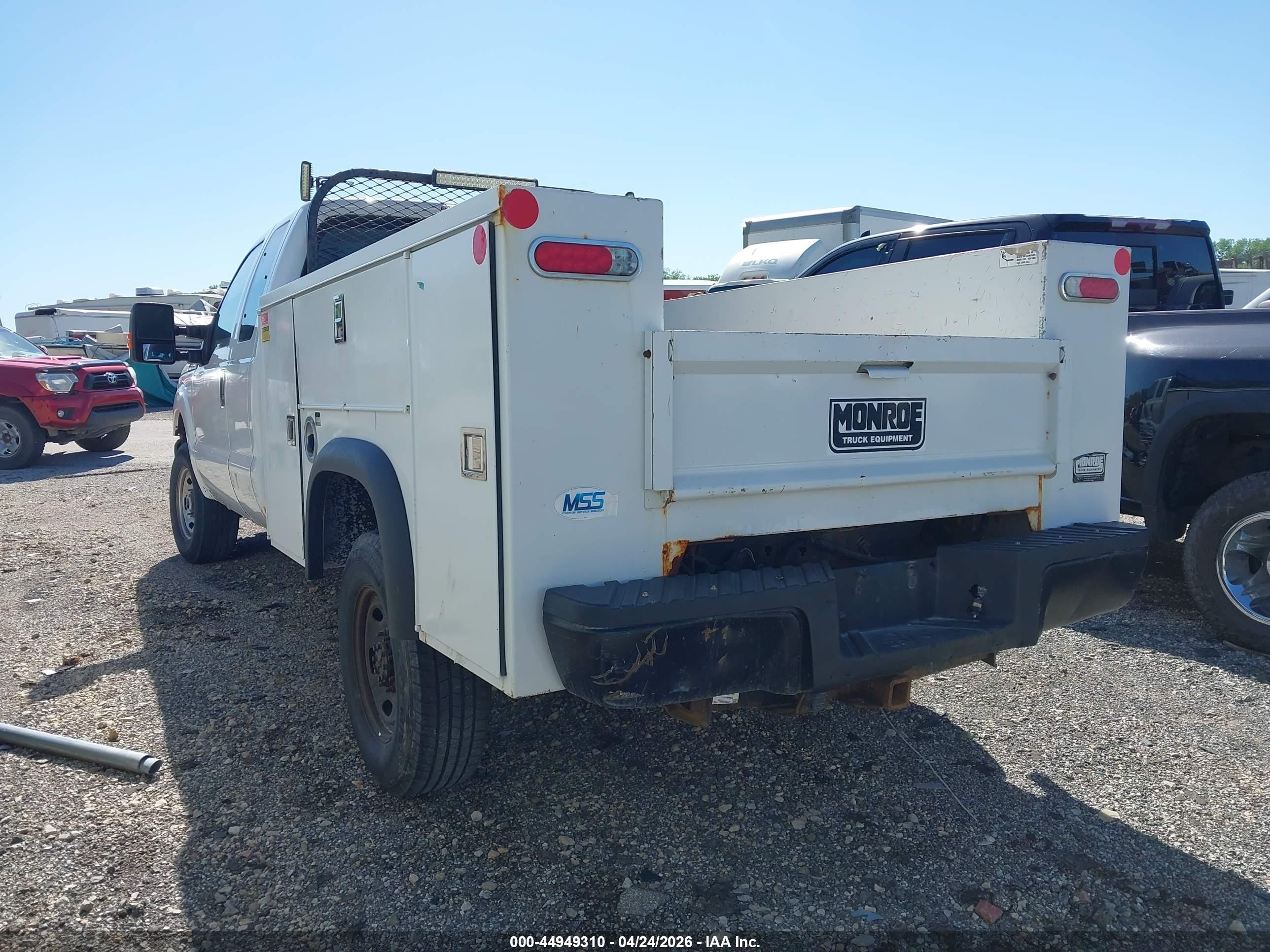 2012 Ford F-250 Xl White vin: 1FT7X2B68CEB93576