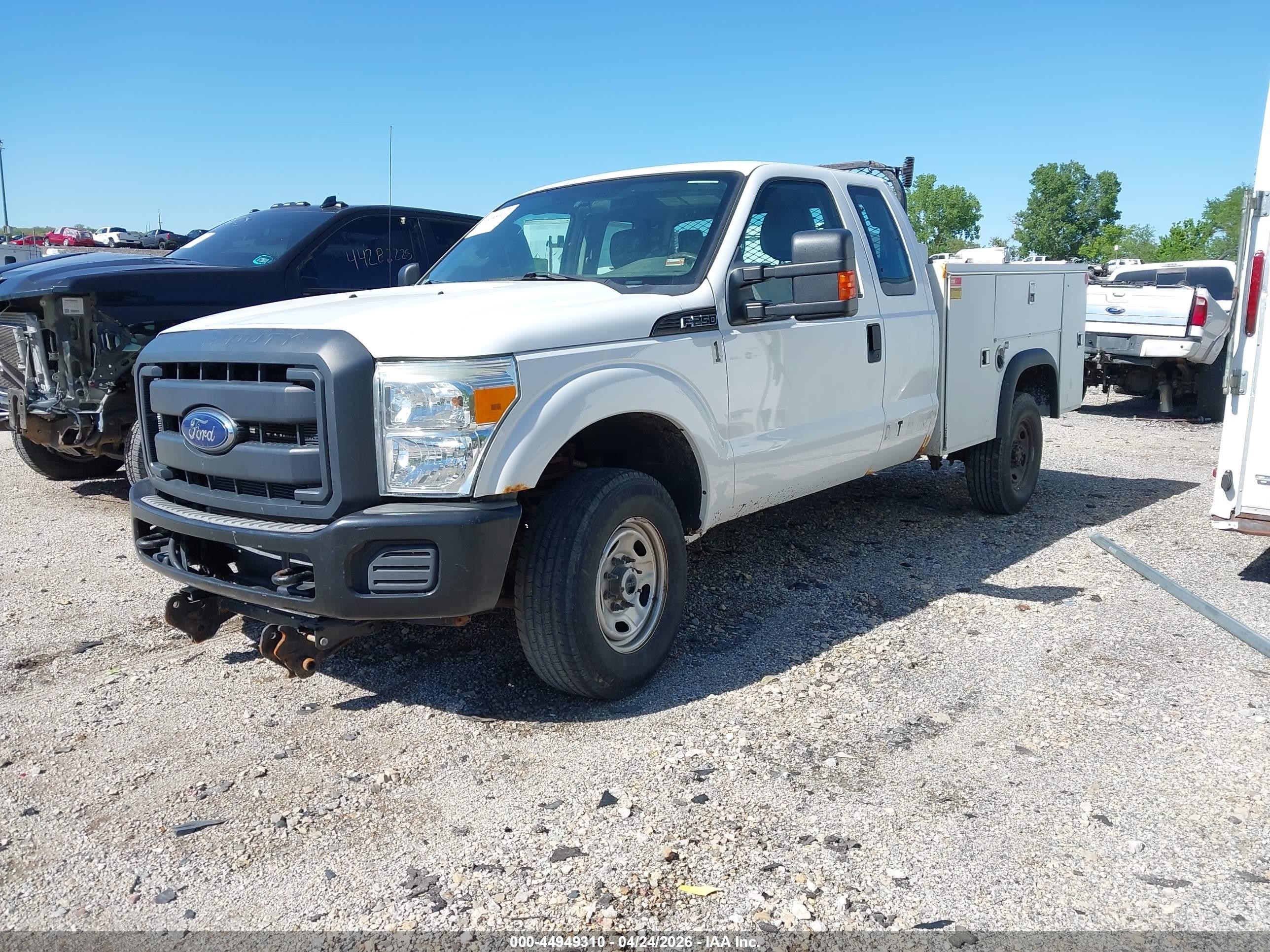 2012 Ford F-250 Xl White vin: 1FT7X2B68CEB93576
