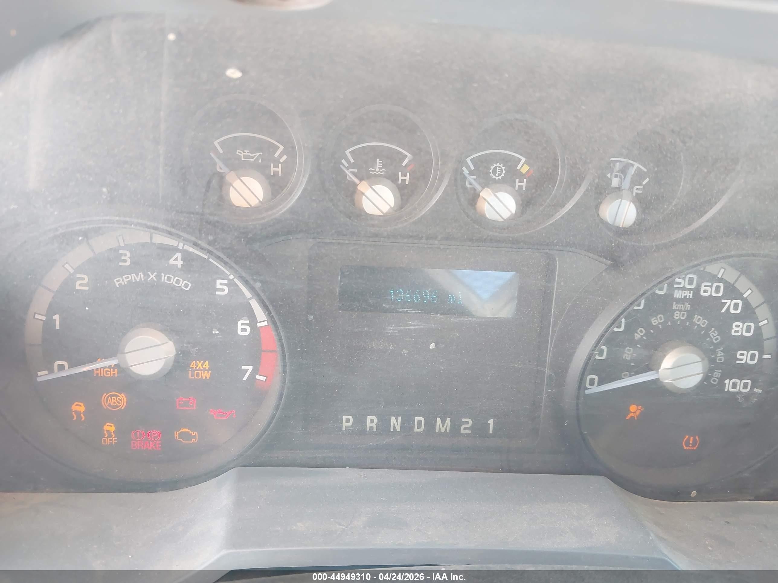2012 Ford F-250 Xl White vin: 1FT7X2B68CEB93576