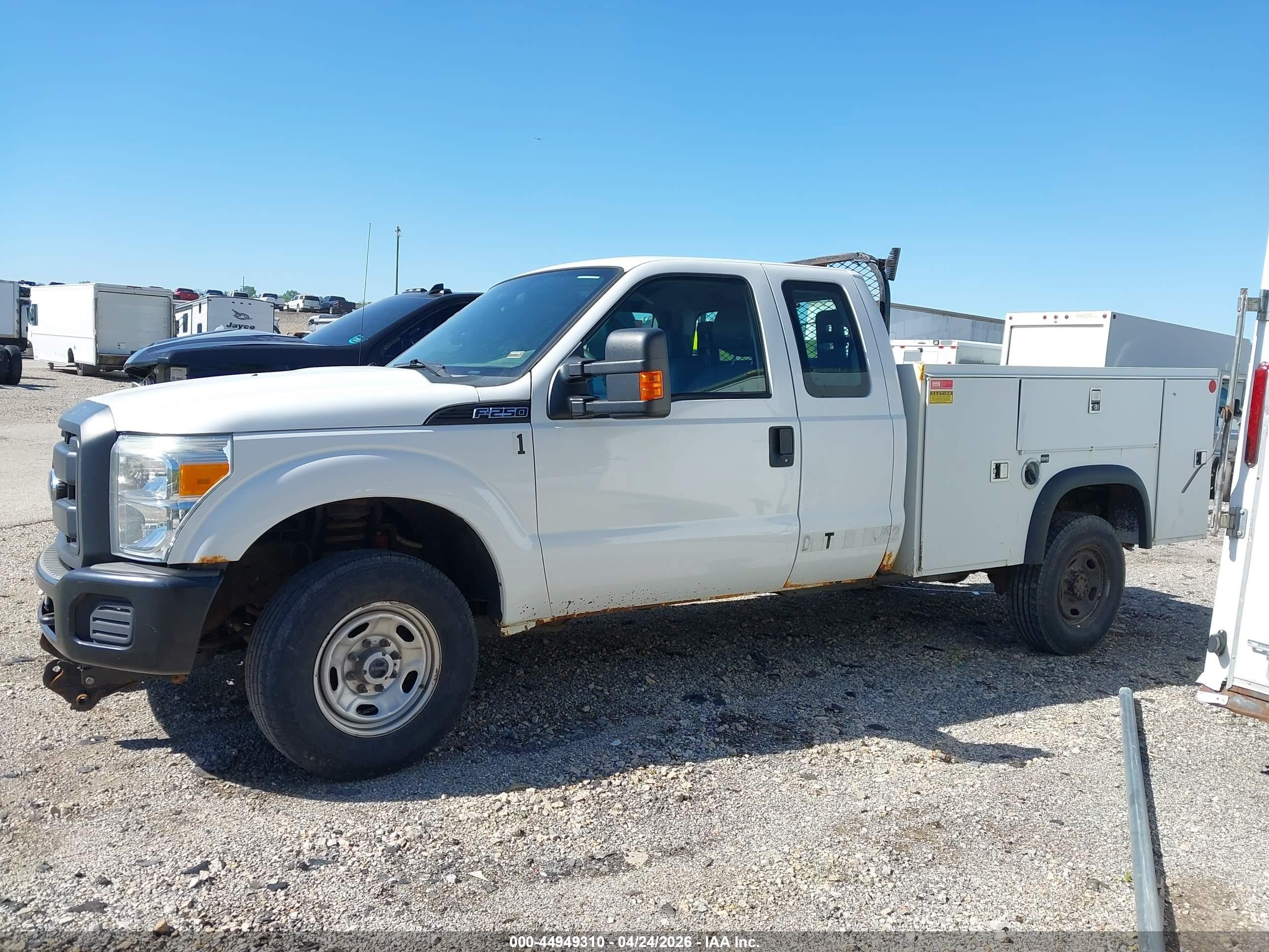 2012 Ford F-250 Xl White vin: 1FT7X2B68CEB93576