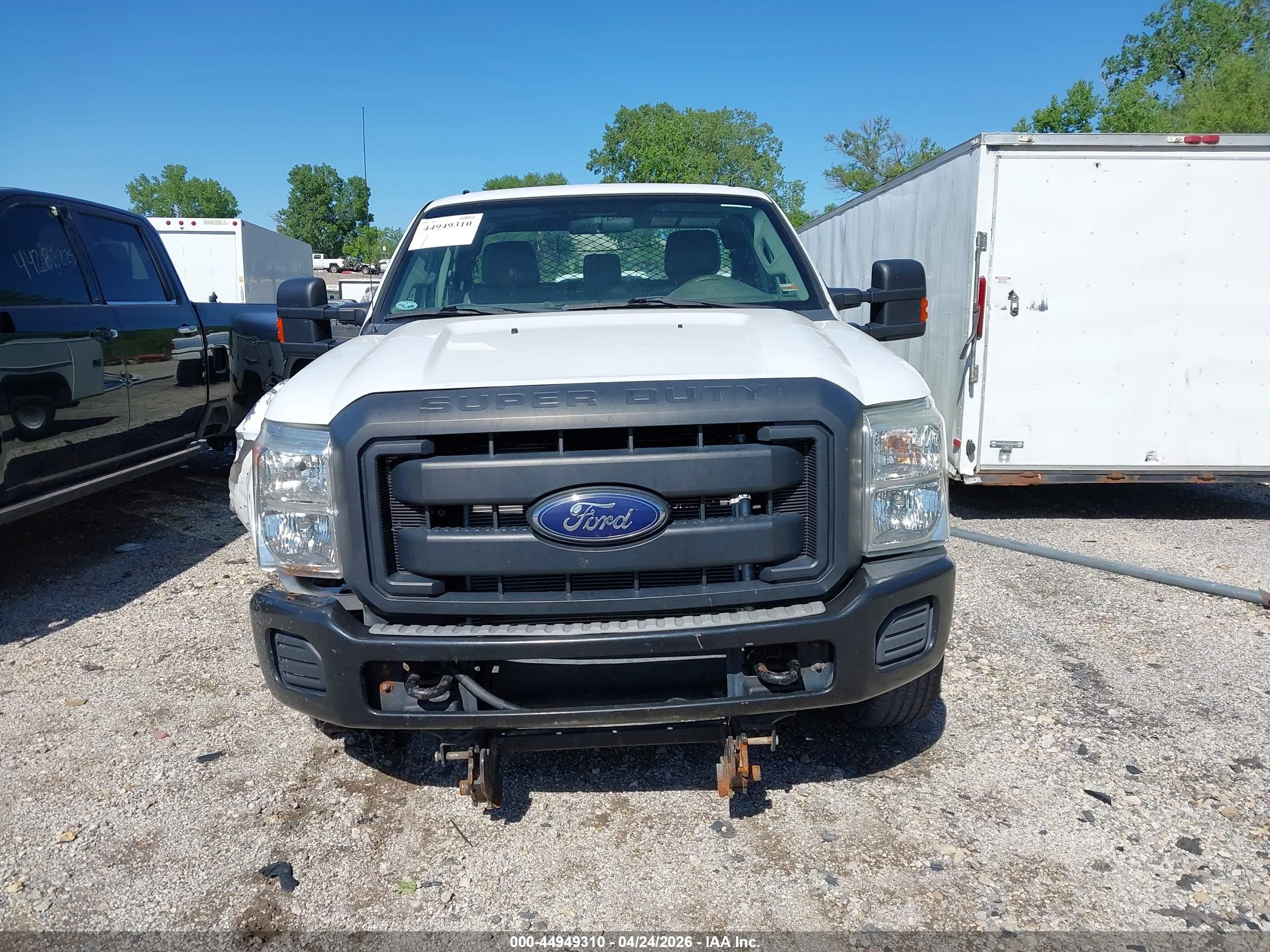 2012 Ford F-250 Xl White vin: 1FT7X2B68CEB93576