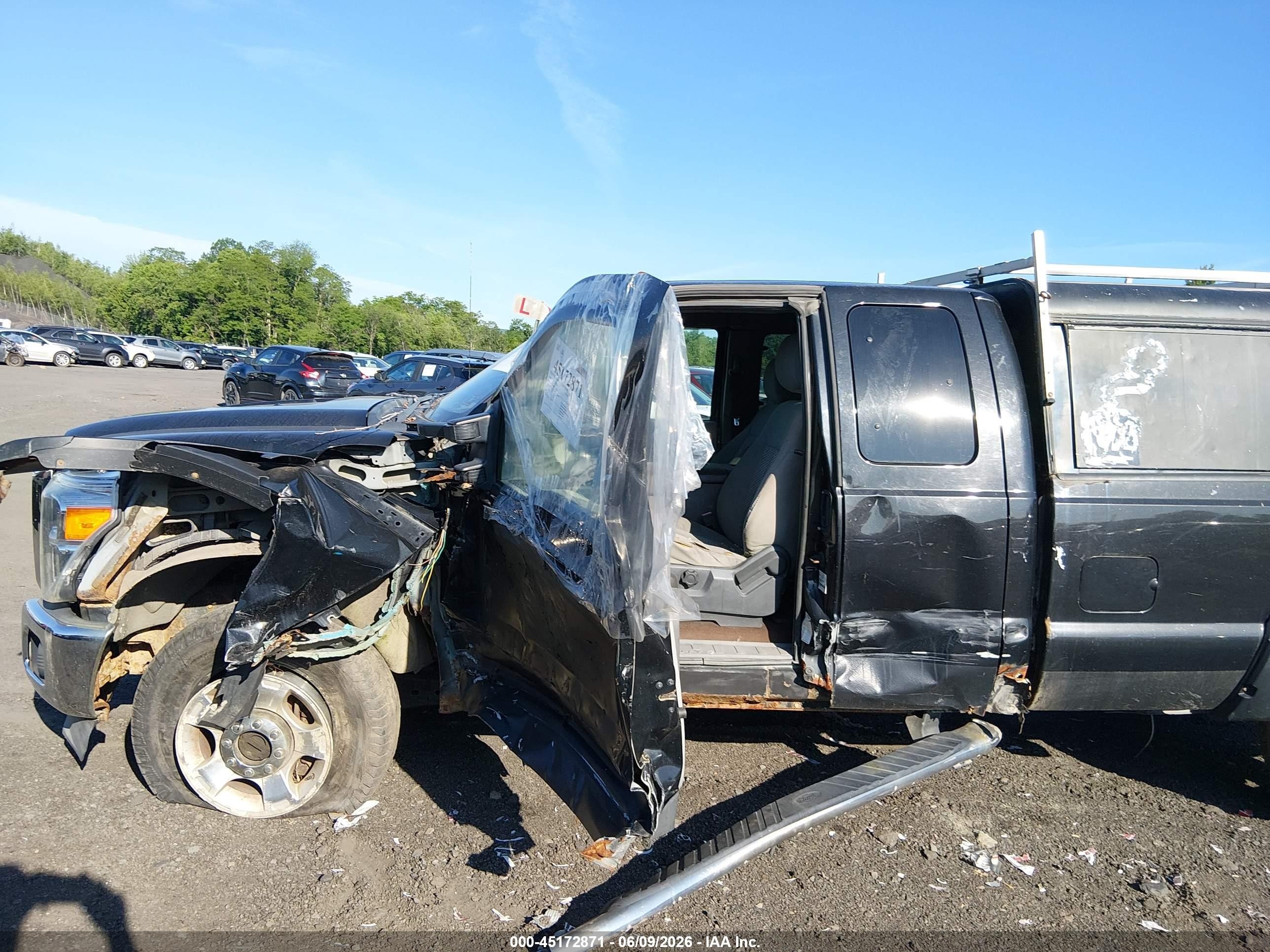 2013 Ford F-250 Xlt Black vin: 1FT7X2B68DEA44294