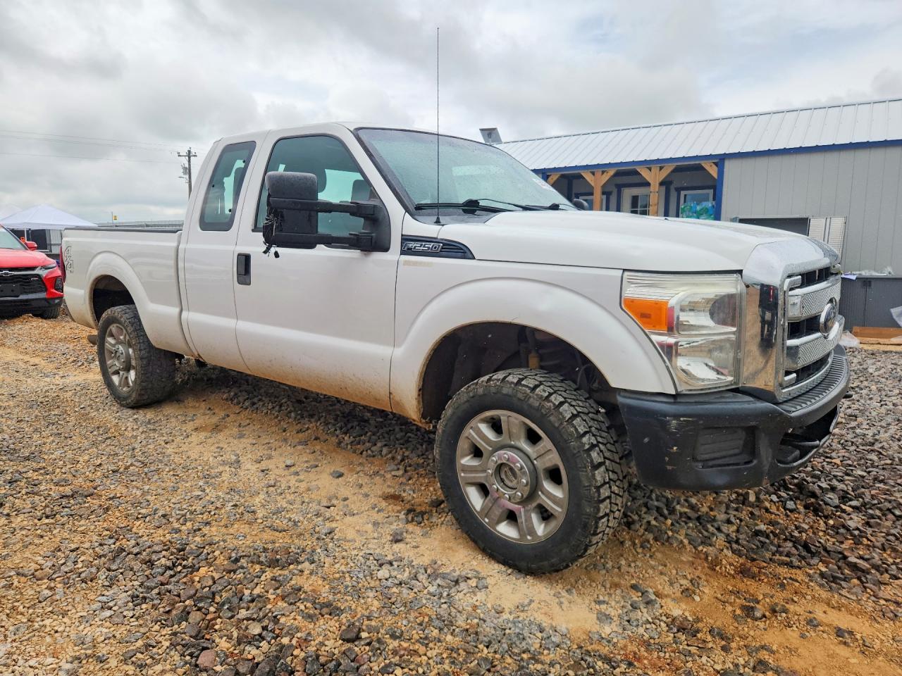 2013 Ford F250 Super Duty Белый vin: 1FT7X2B68DEA93575