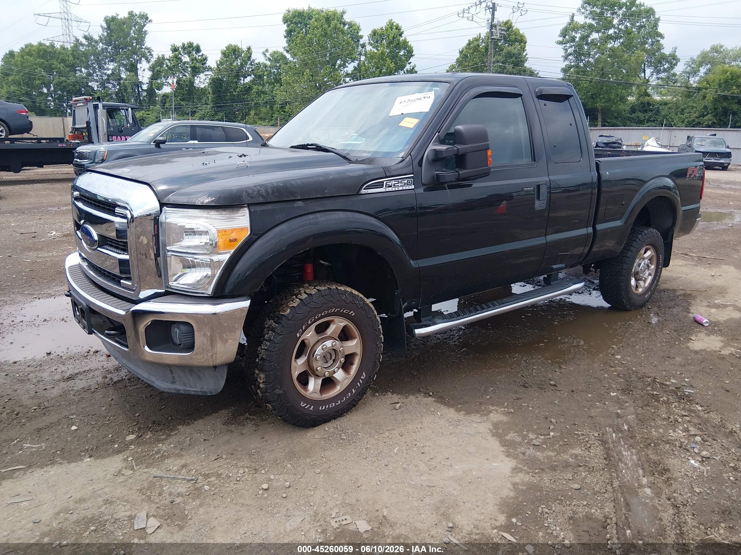 2014 Ford F-250 Xlt Black vin: 1FT7X2B68EEB05936