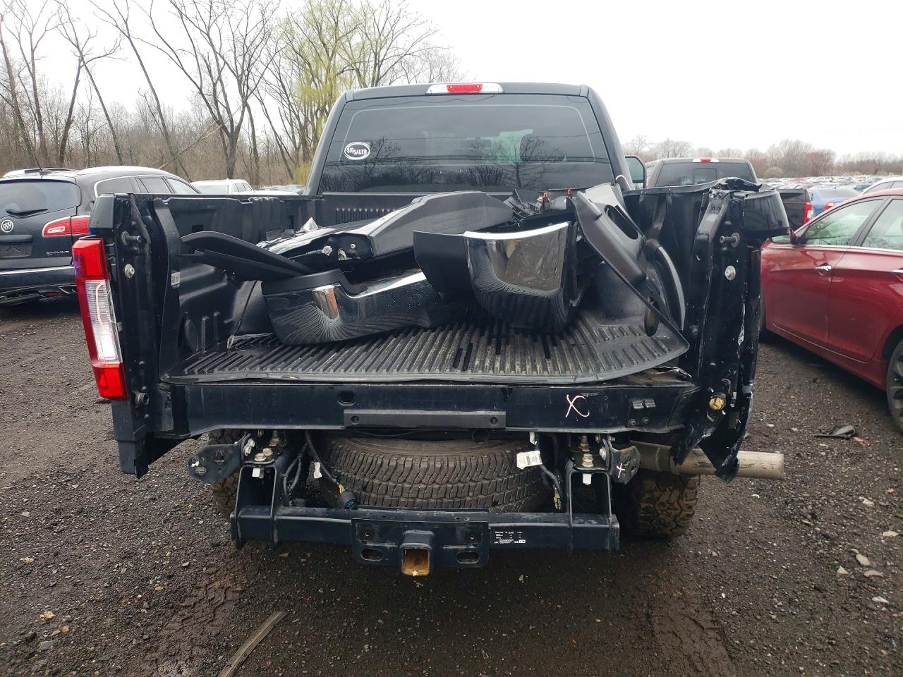2017 Ford F250 Super Duty Черный vin: 1FT7X2B68HEB66840