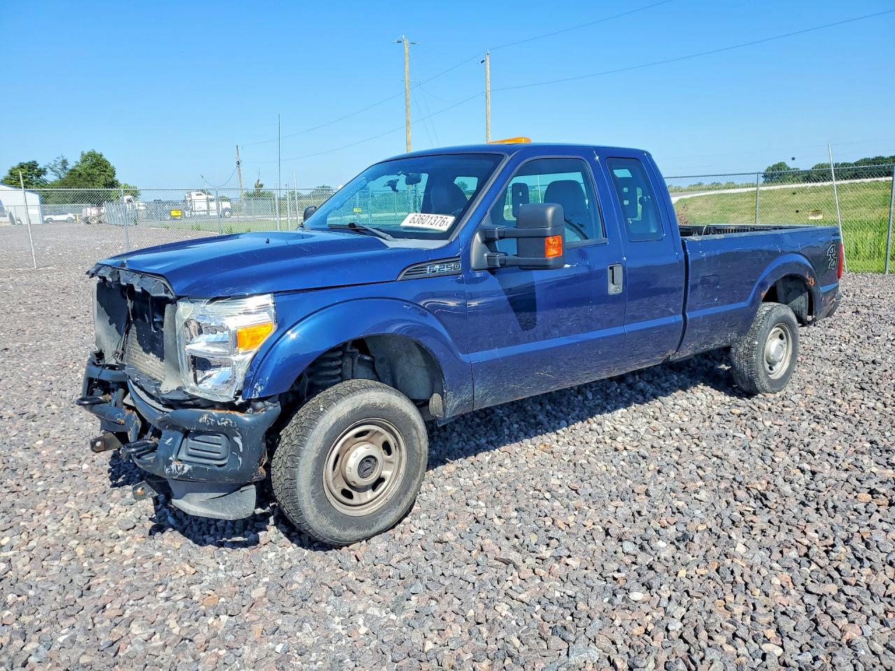 2011 Ford F250 Super Duty Blue vin: 1FT7X2B69BEB00479
