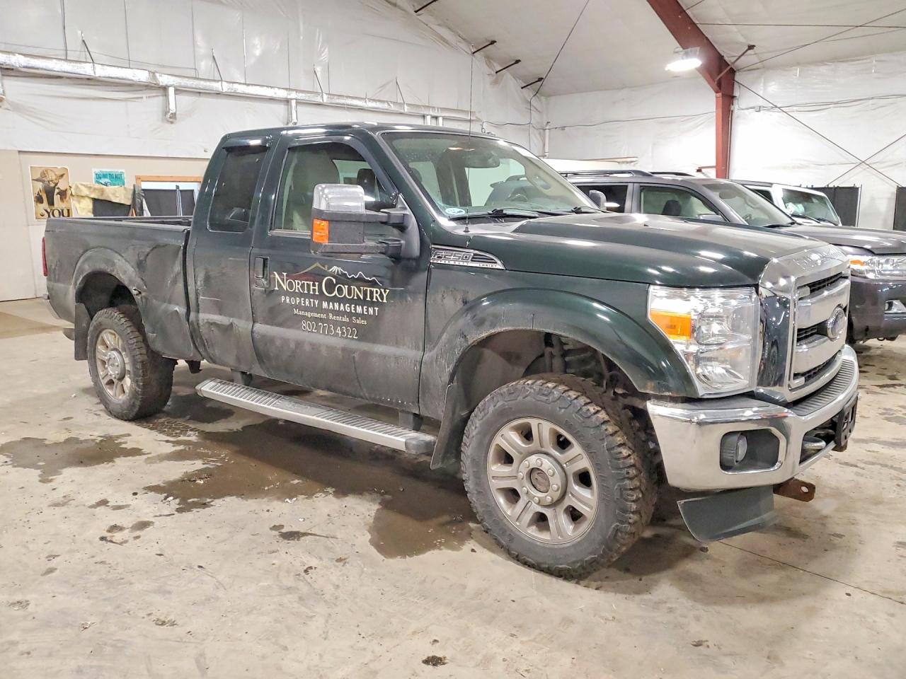 2015 Ford F250 Super Duty Green vin: 1FT7X2B69FEA37244