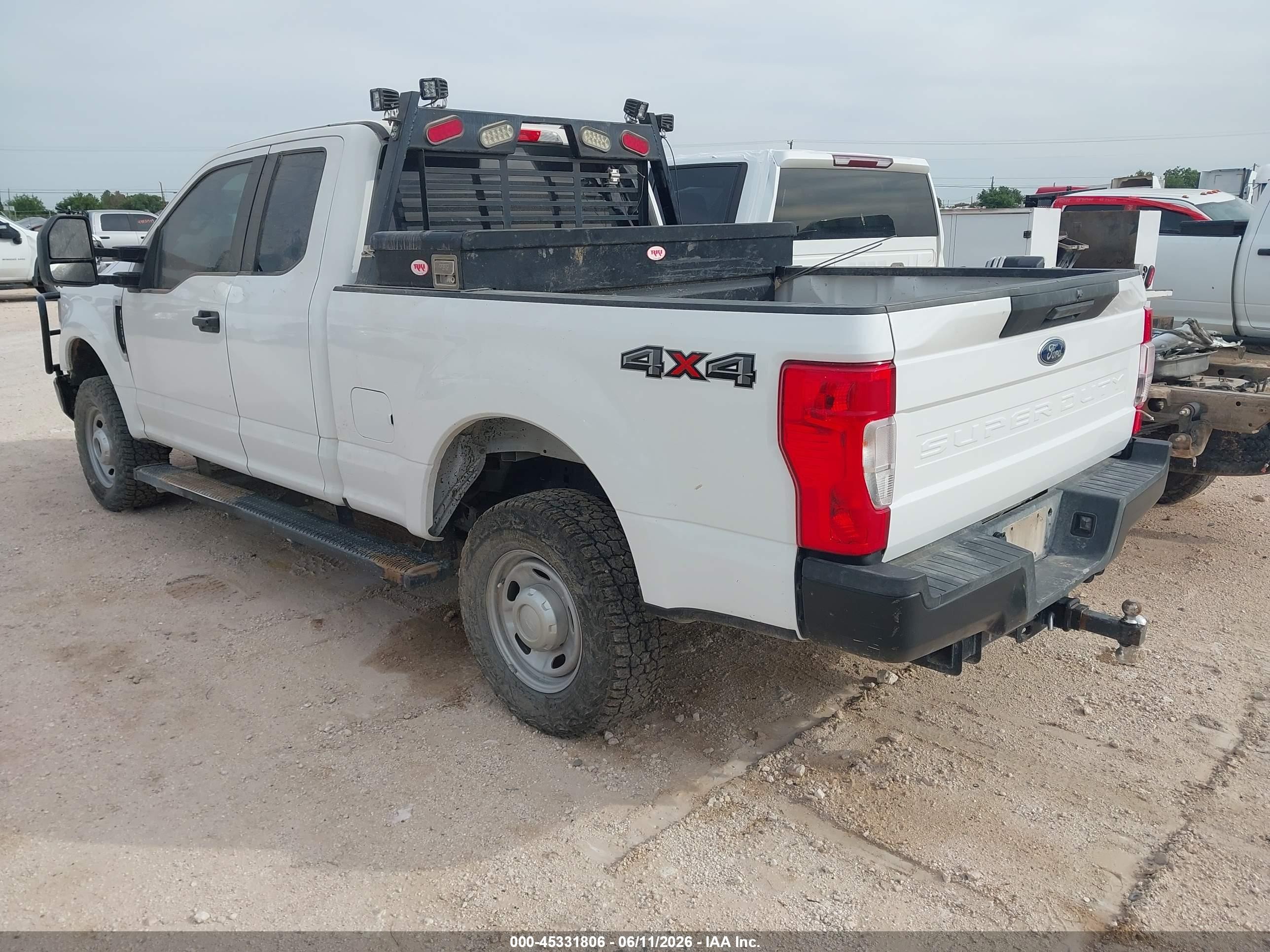 2021 Ford F-250 Xl White vin: 1FT7X2B69MED56883