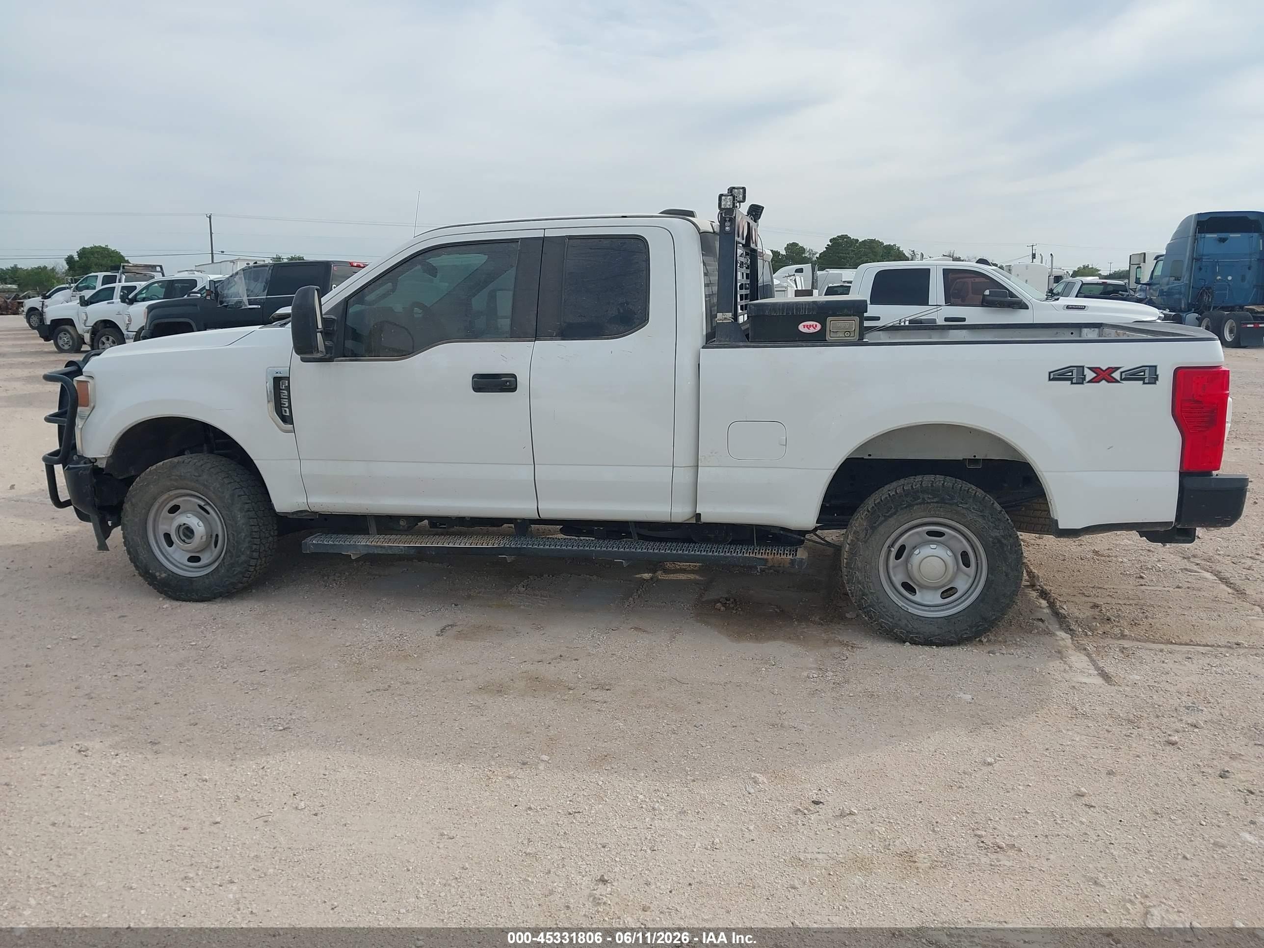 2021 Ford F-250 Xl White vin: 1FT7X2B69MED56883