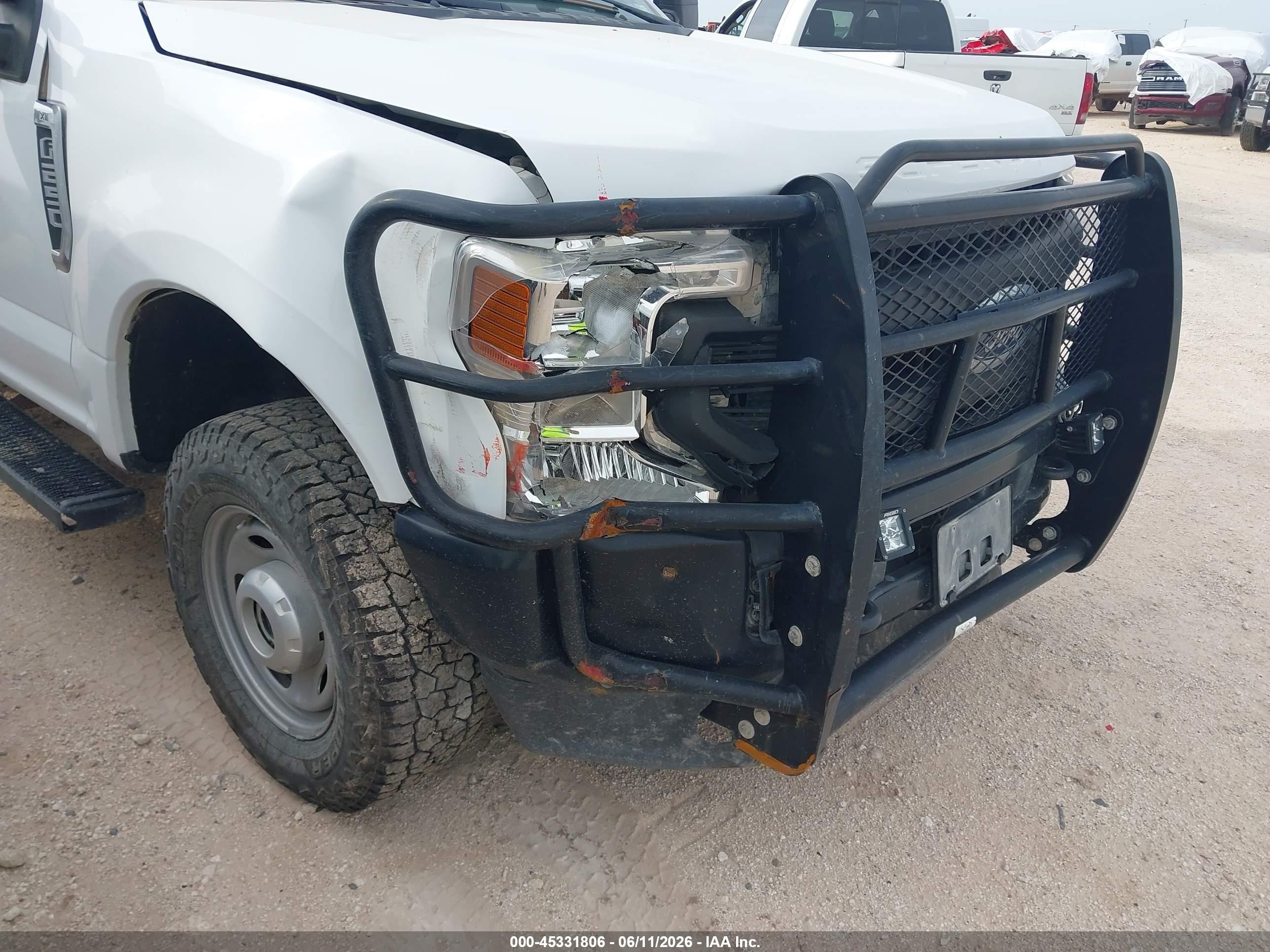 2021 Ford F-250 Xl White vin: 1FT7X2B69MED56883