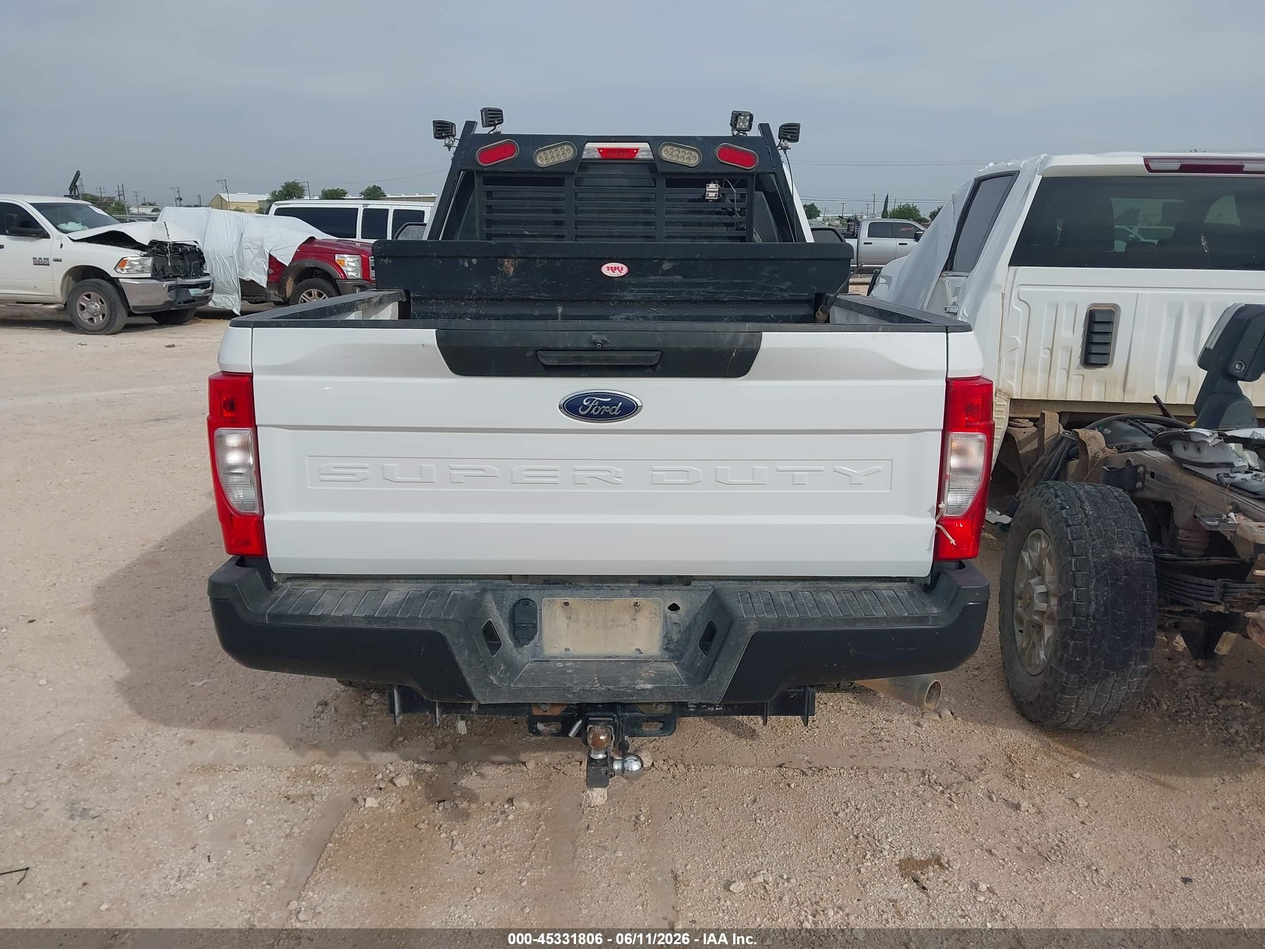 2021 Ford F-250 Xl White vin: 1FT7X2B69MED56883