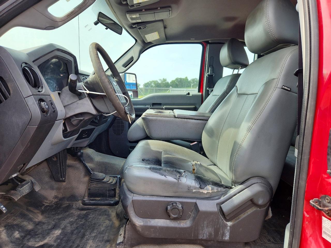 2011 Ford F250 Super Duty Red vin: 1FT7X2B6XBEA30443