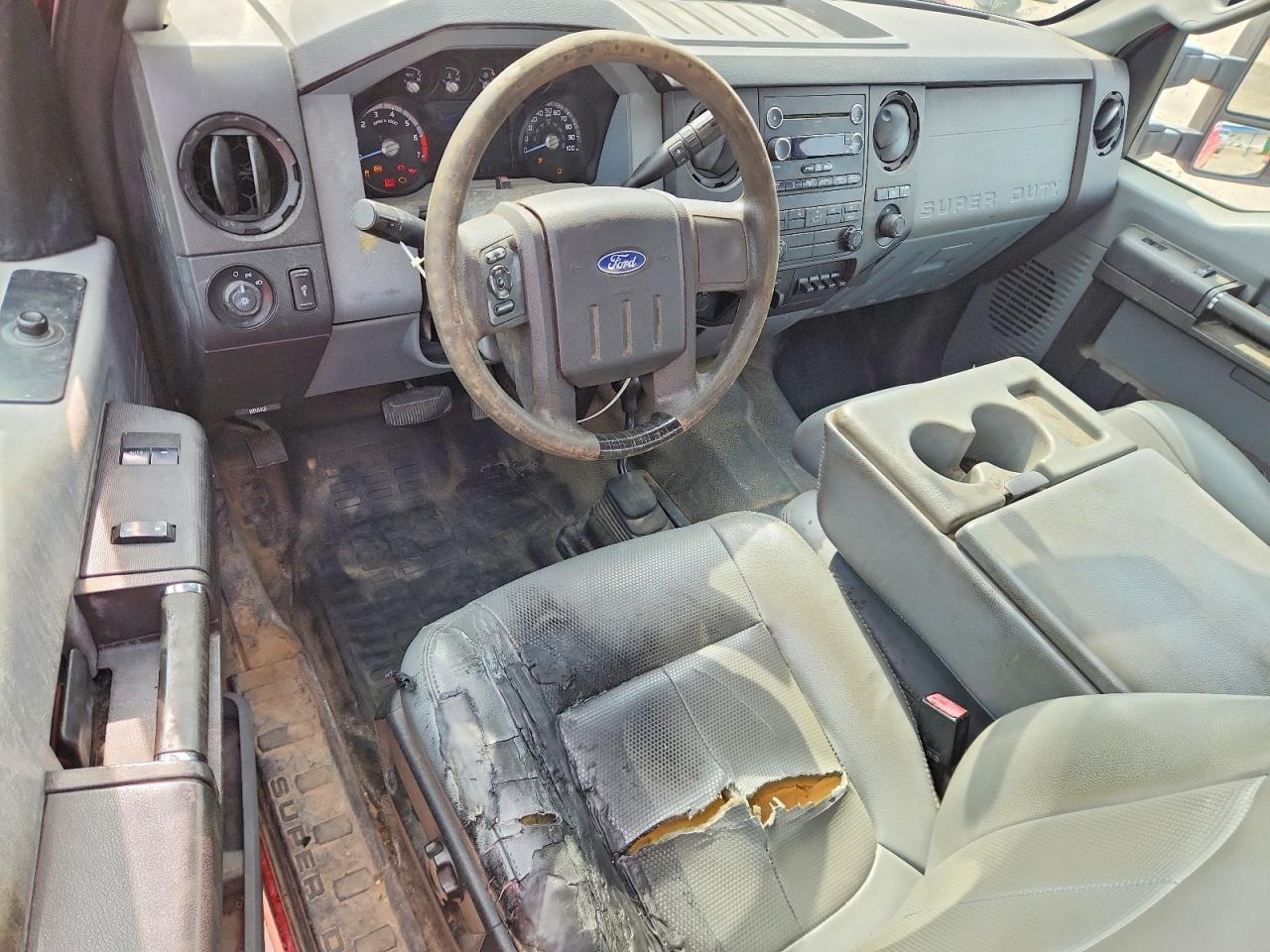 2011 Ford F250 Super Duty Red vin: 1FT7X2B6XBEA30443