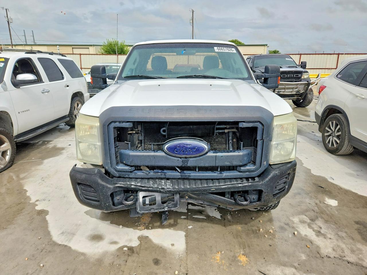 2012 Ford F250 Super Duty White vin: 1FT7X2B6XCEB89755