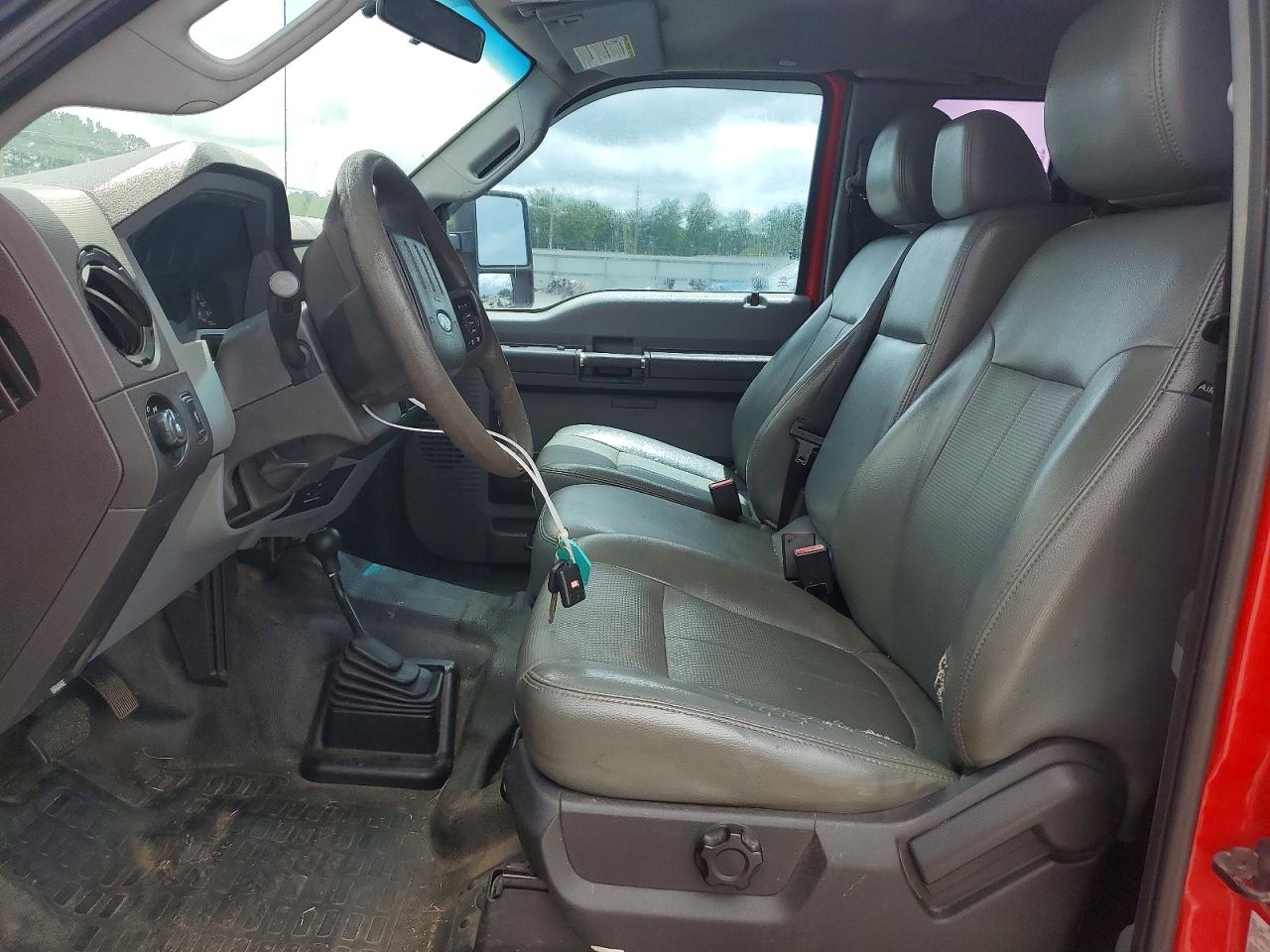 2012 Ford F250 Super Duty Red vin: 1FT7X2B6XCED13264