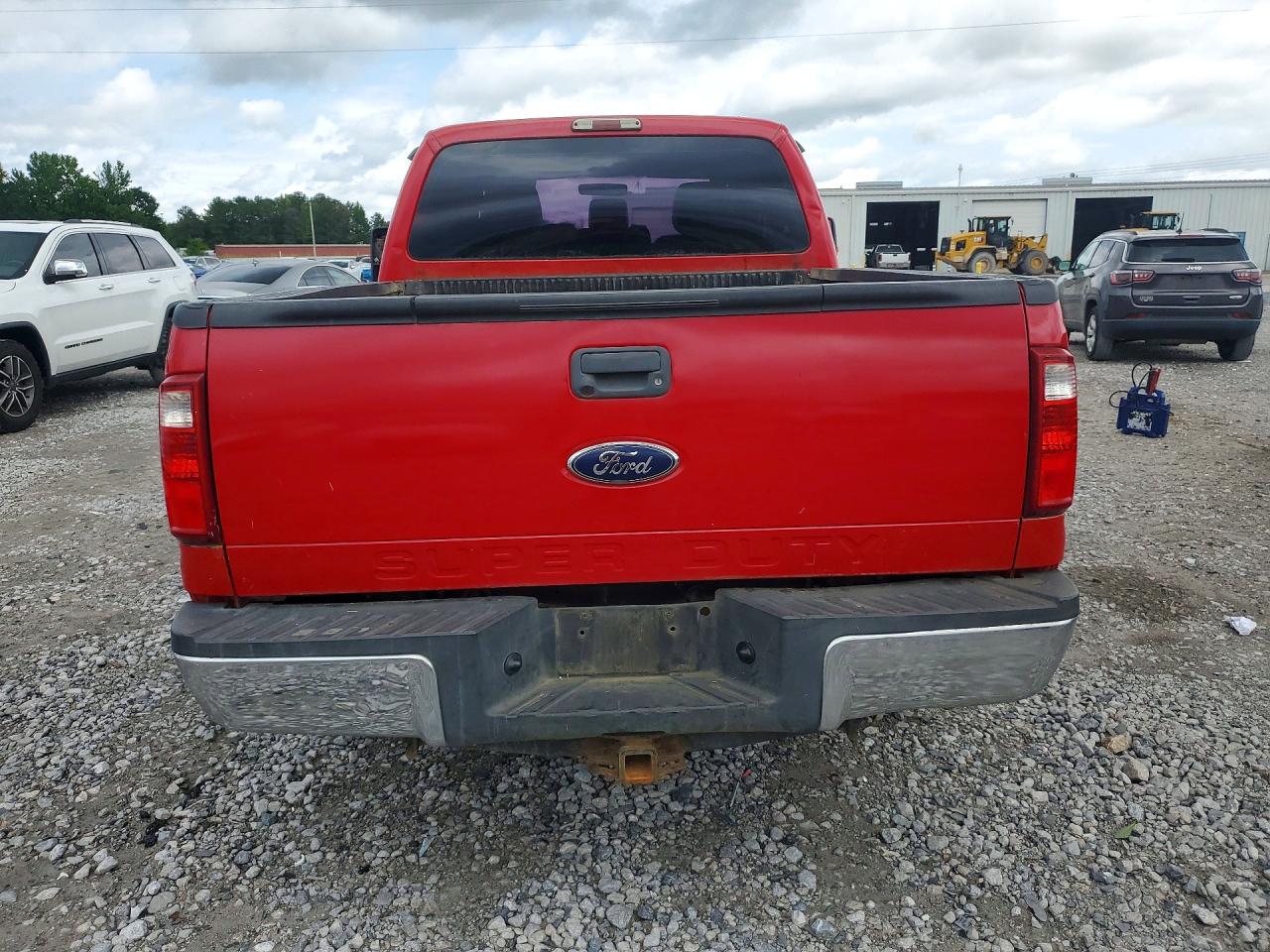 2012 Ford F250 Super Duty Red vin: 1FT7X2B6XCED13264