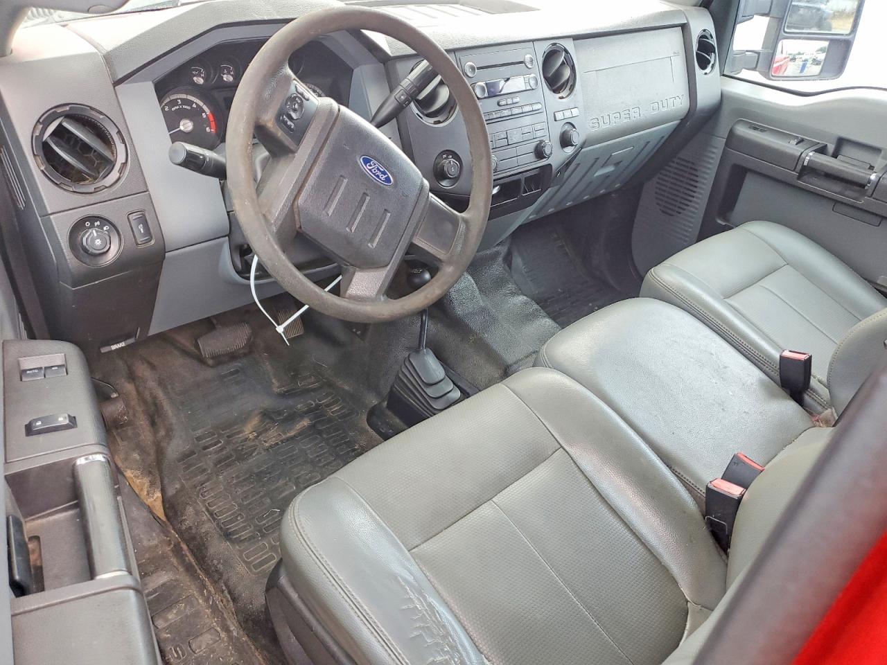 2012 Ford F250 Super Duty Red vin: 1FT7X2B6XCED13264