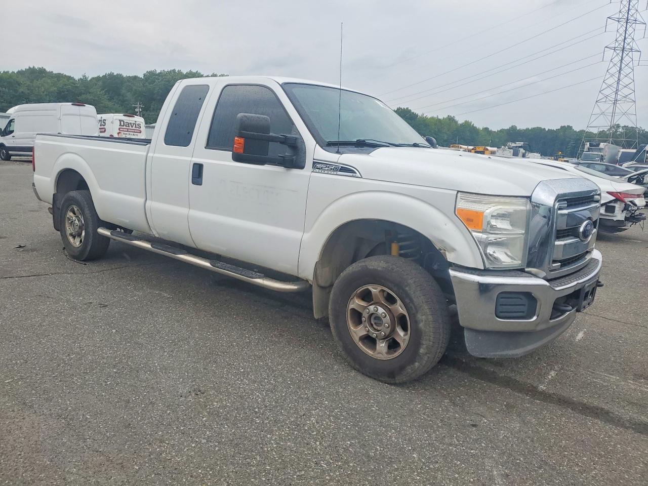 2014 Ford F250 Super Duty White vin: 1FT7X2B6XEEA34464