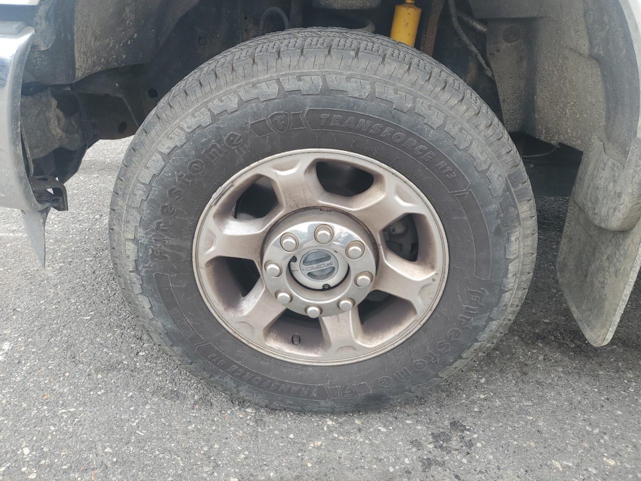 2014 Ford F250 Super Duty White vin: 1FT7X2B6XEEA34464 Damage: Left Front Wheel, Curb Rash, 1 To 2 Inches
