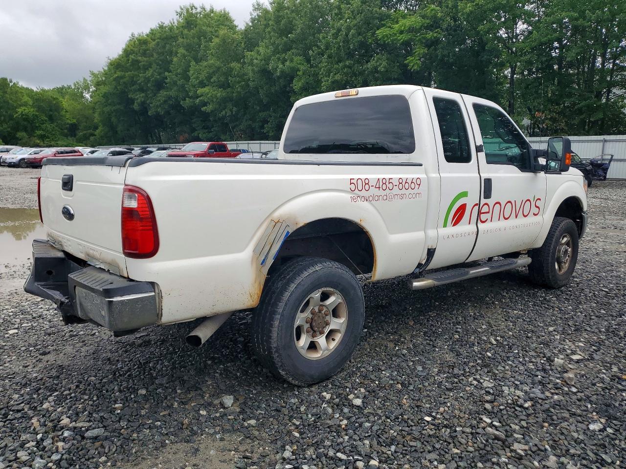 2015 Ford F250 Super Duty White vin: 1FT7X2B6XFEA30285