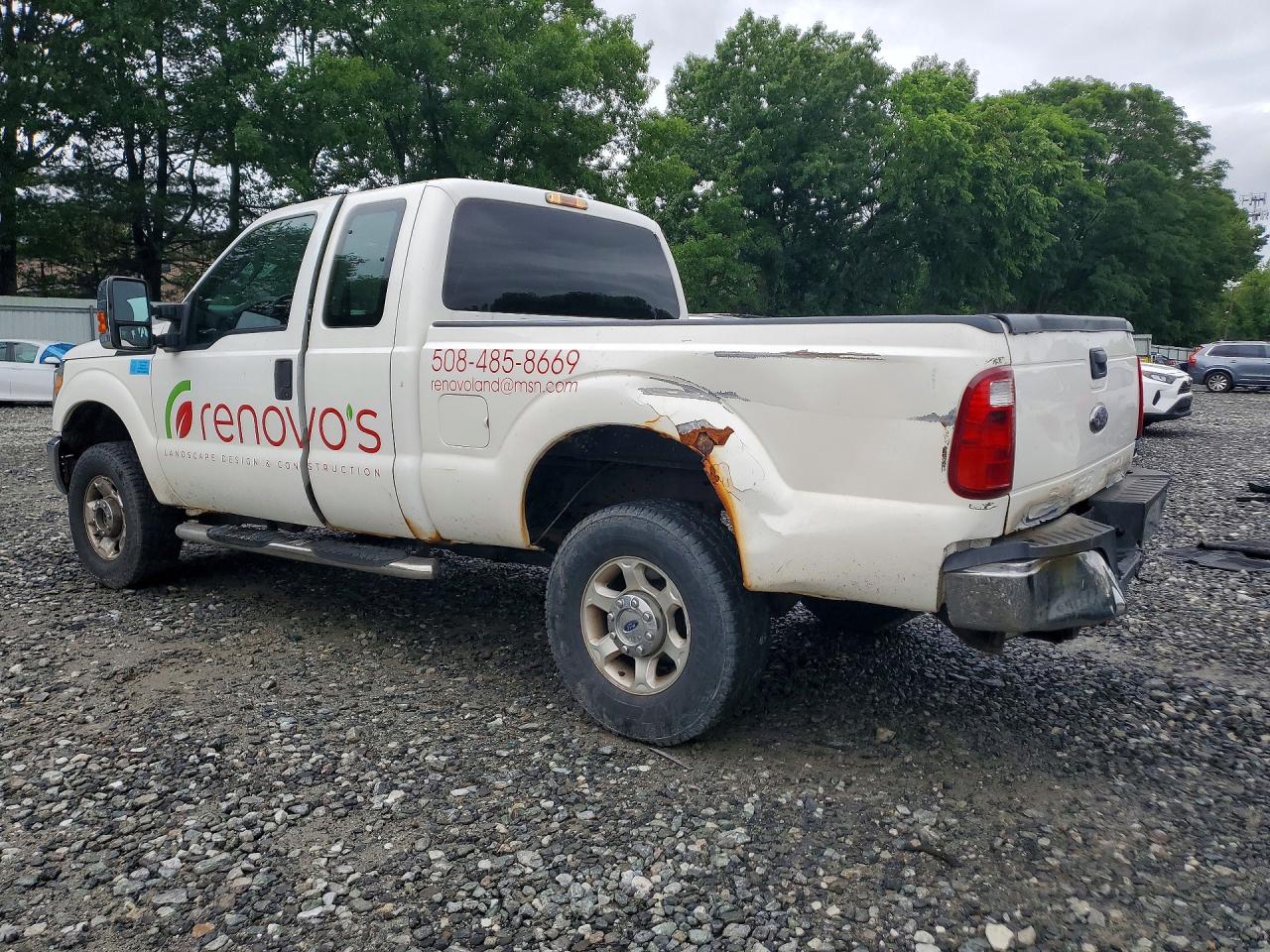2015 Ford F250 Super Duty White vin: 1FT7X2B6XFEA30285