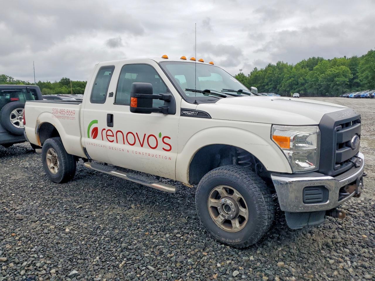 2015 Ford F250 Super Duty White vin: 1FT7X2B6XFEA30285