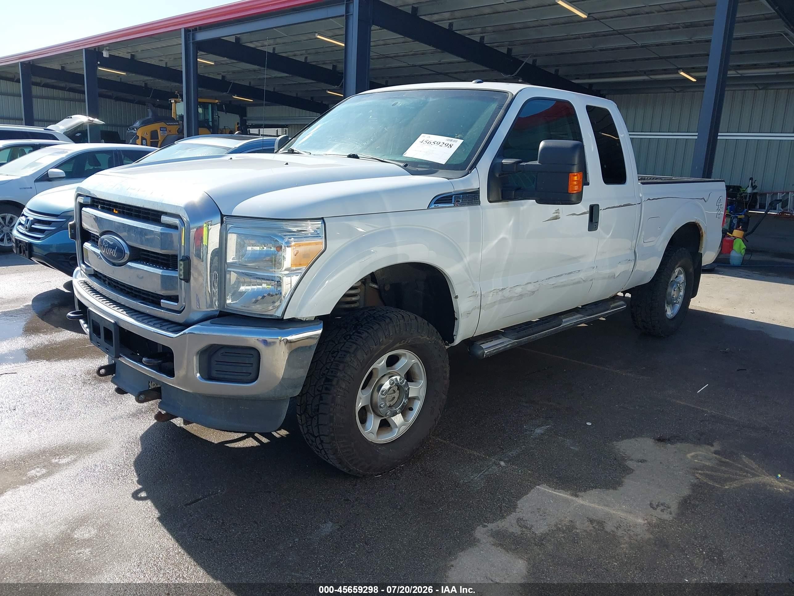 2015 Ford F-250 Xlt Белый vin: 1FT7X2B6XFEA43229