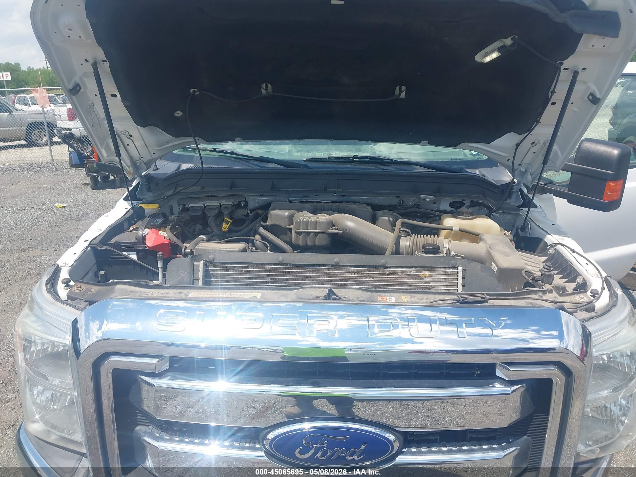 2015 Ford F-250 Xlt White vin: 1FT7X2B6XFED46530