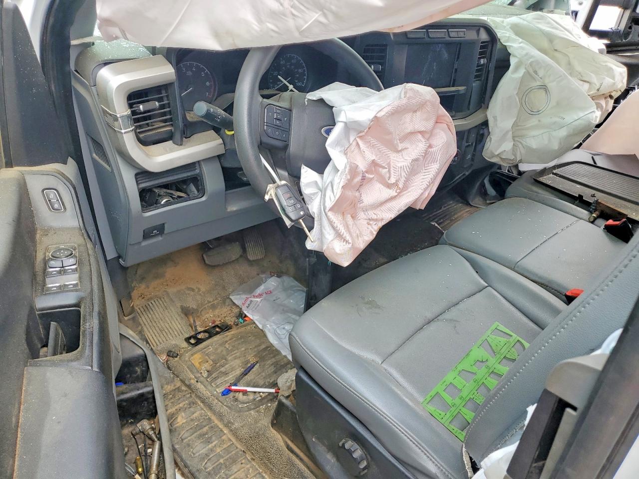 2023 Ford F250 Super Duty White vin: 1FT7X2BA4PEC62449