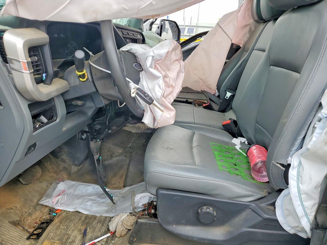 2023 Ford F250 Super Duty White vin: 1FT7X2BA4PEC62449