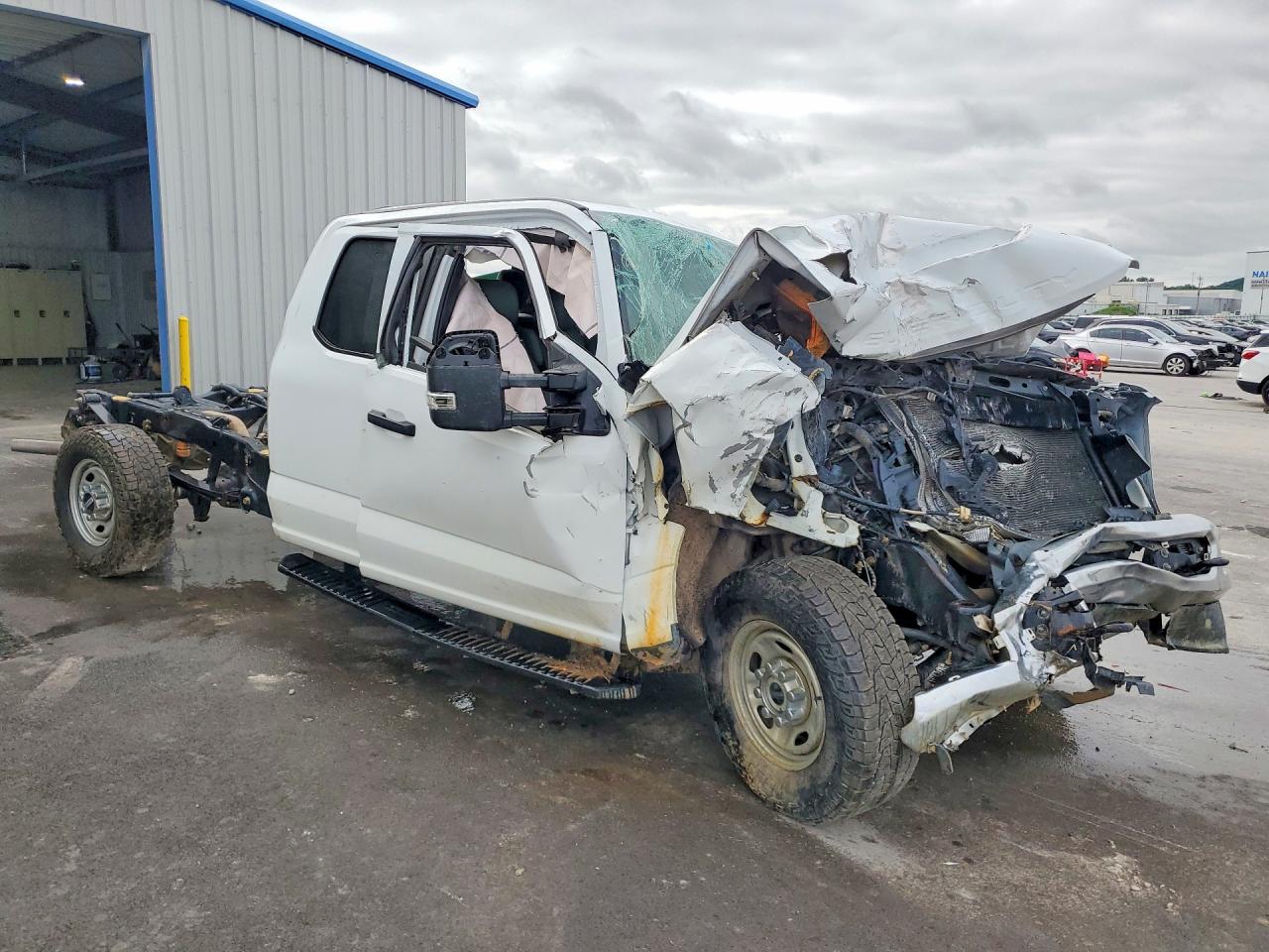 2023 Ford F250 Super Duty White vin: 1FT7X2BA4PEC62449