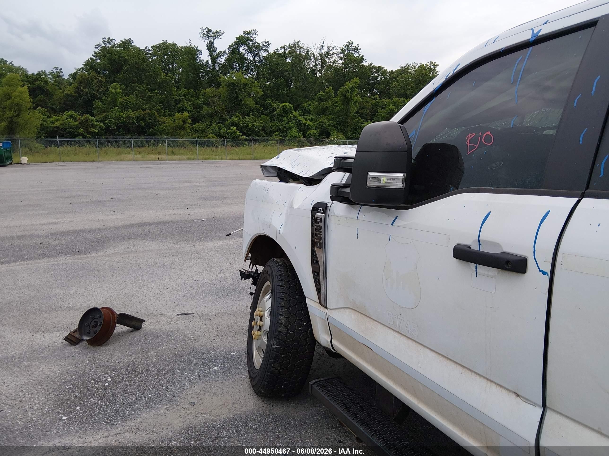 2023 Ford F-250 Xl White vin: 1FT7X2BA7PED19078