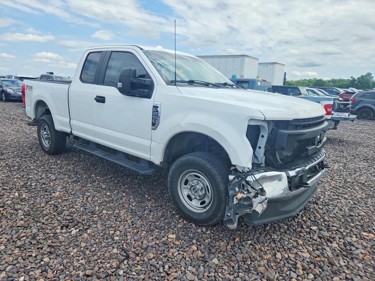 2022 Ford F250 Super Duty White vin: 1FT7X2BN2NED78989