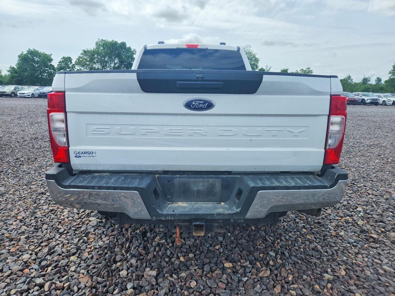 2022 Ford F250 Super Duty White vin: 1FT7X2BN2NED78989