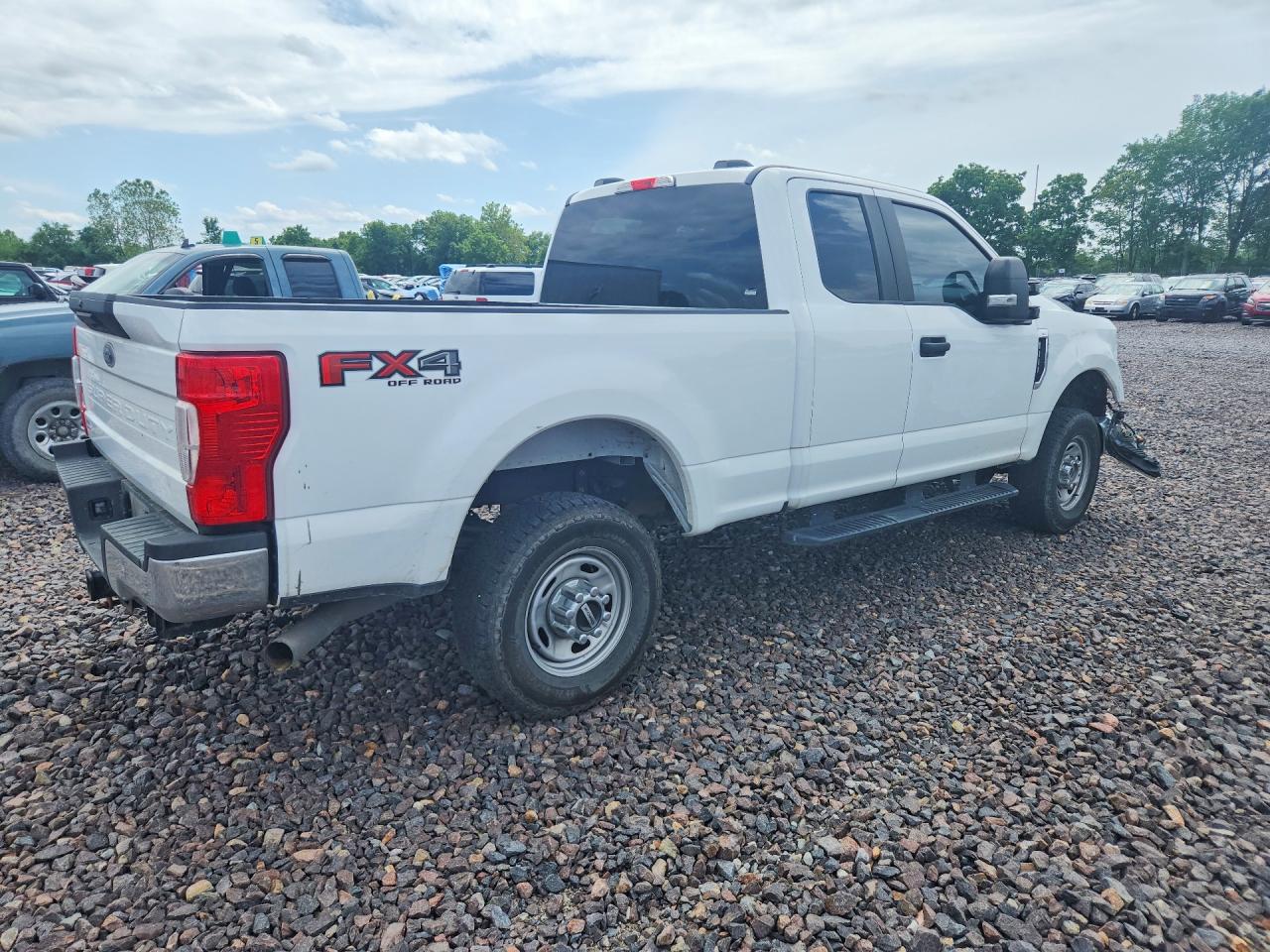 2022 Ford F250 Super Duty White vin: 1FT7X2BN2NED78989
