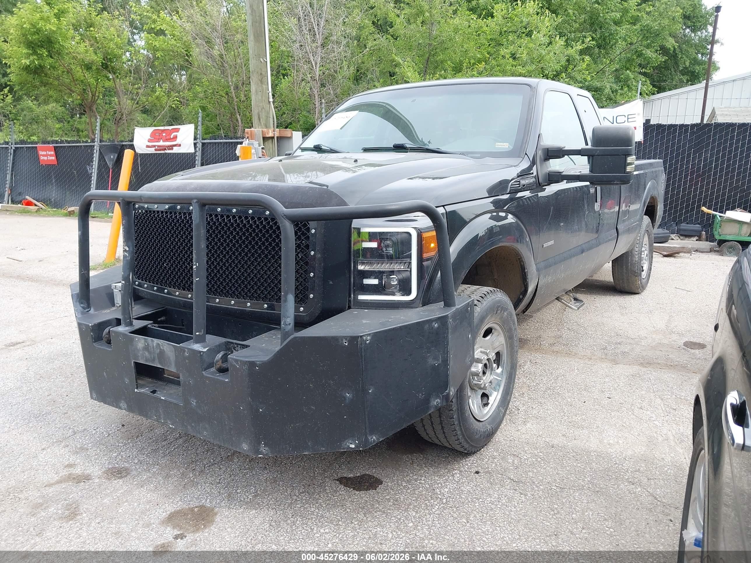 2012 Ford F-250 Xlt Black vin: 1FT7X2BT0CEB15993