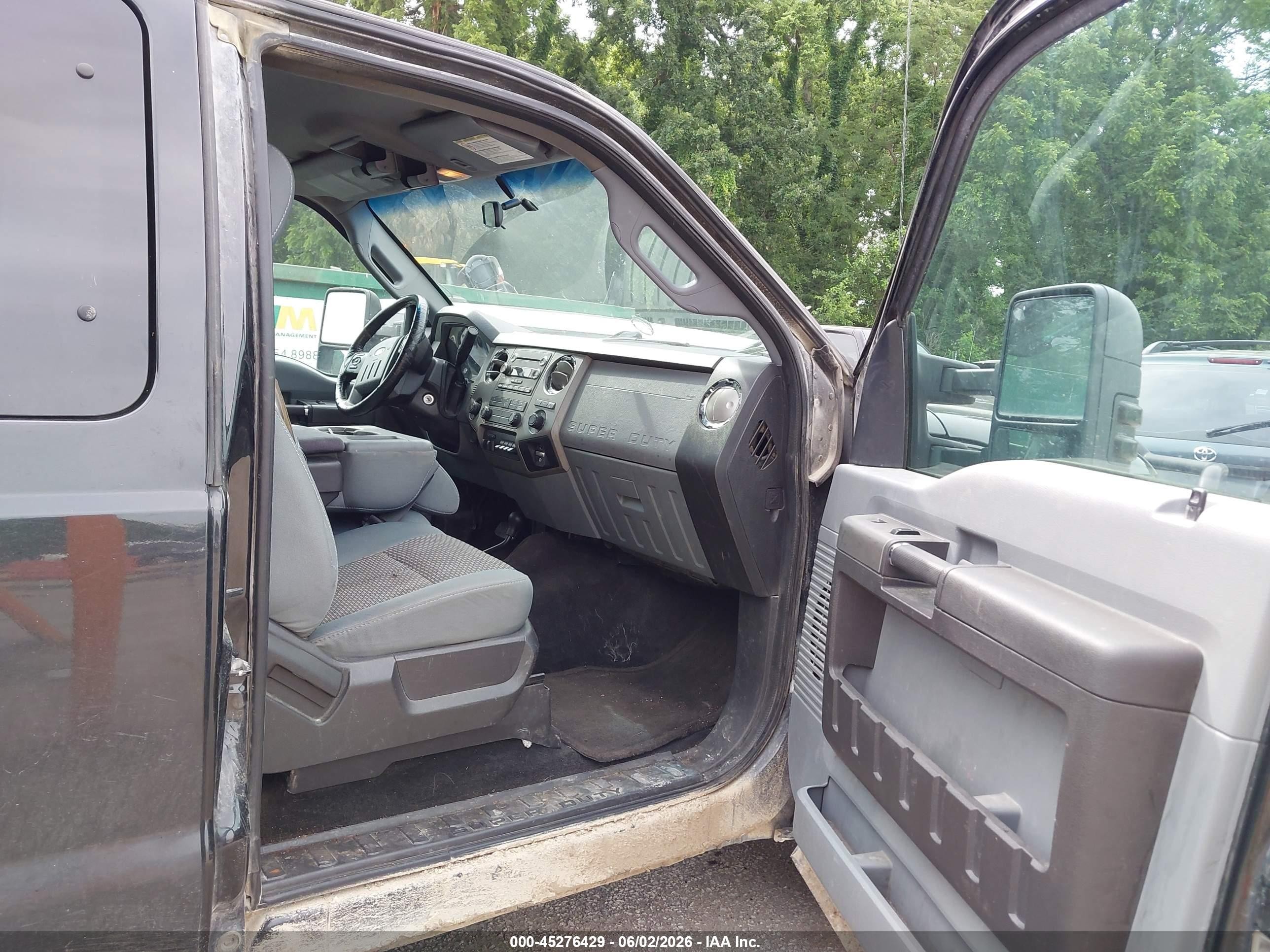 2012 Ford F-250 Xlt Black vin: 1FT7X2BT0CEB15993