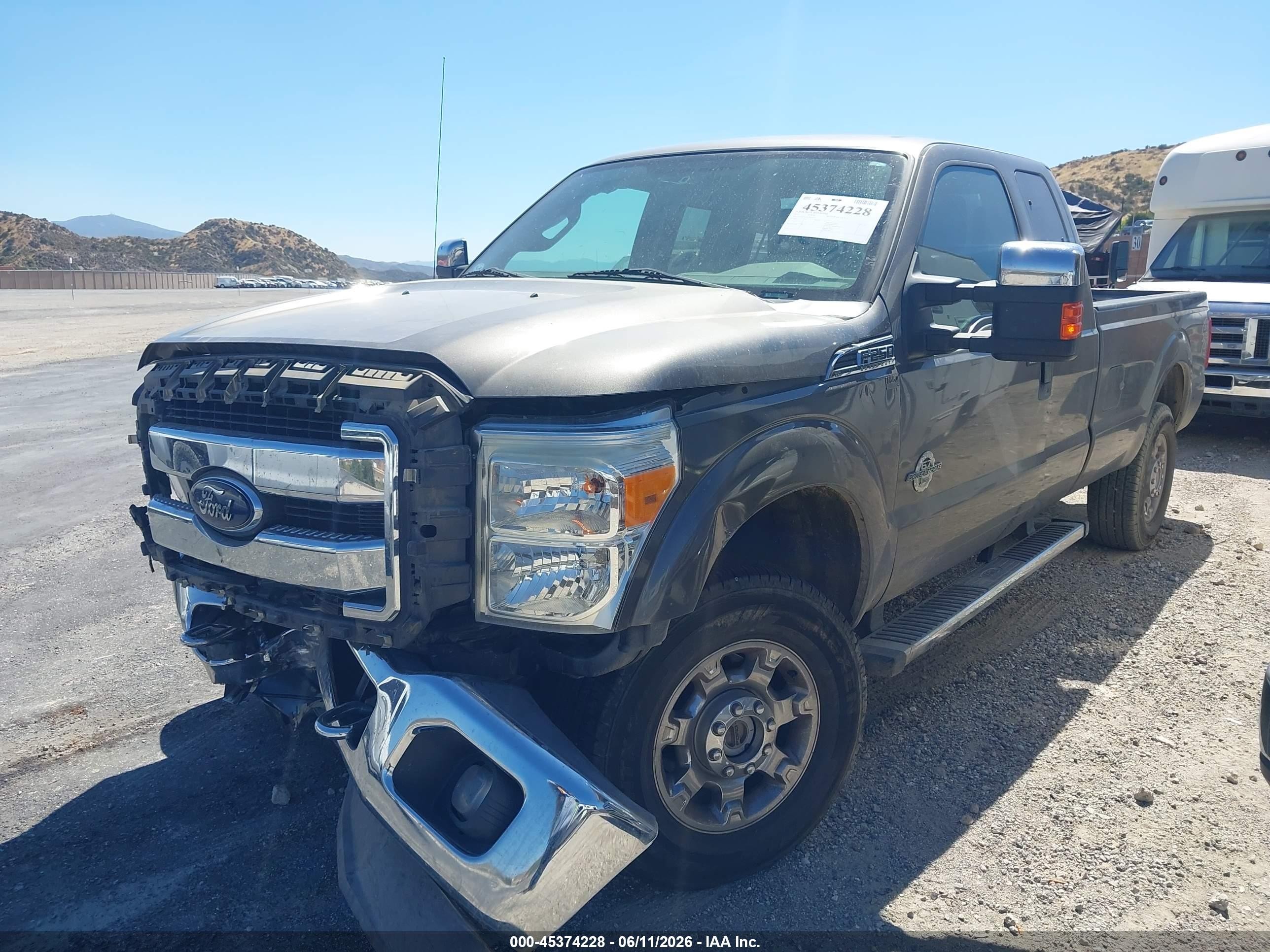 2012 Ford Super Duty F-250 Srw Xlt Серый vin: 1FT7X2BT0CEB50274