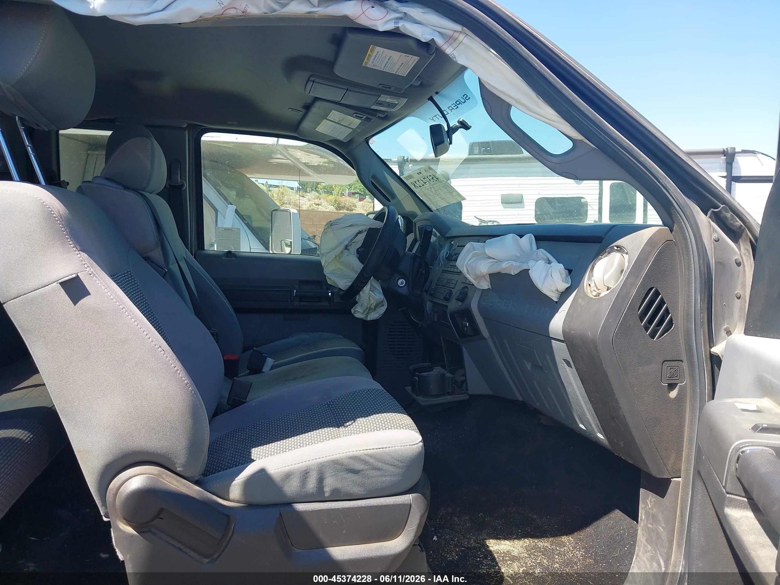 2012 Ford Super Duty F-250 Srw Xlt Серый vin: 1FT7X2BT0CEB50274