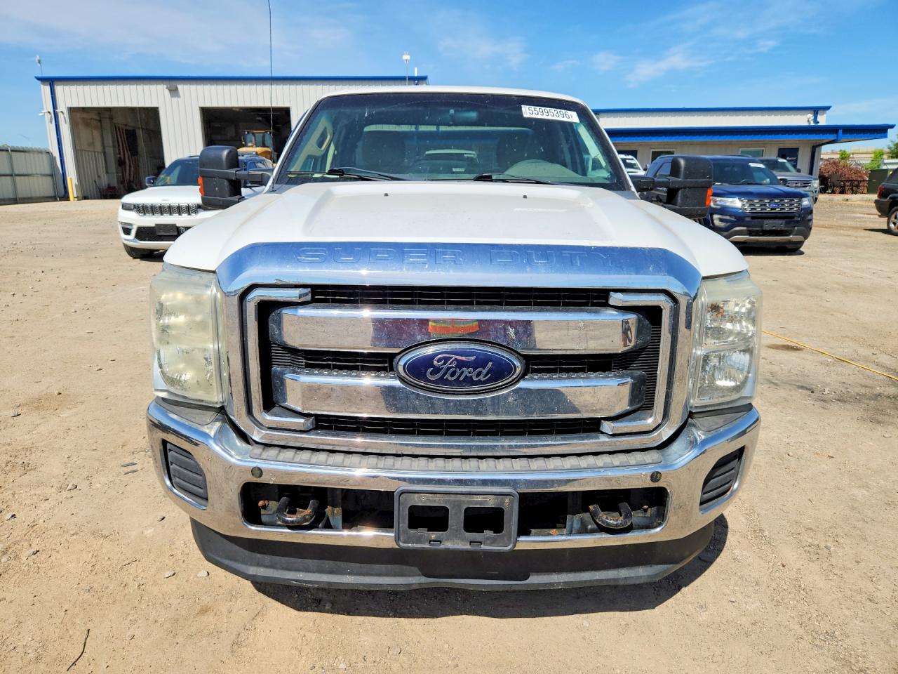 2012 Ford F250 Super Duty White vin: 1FT7X2BT0CEC55834