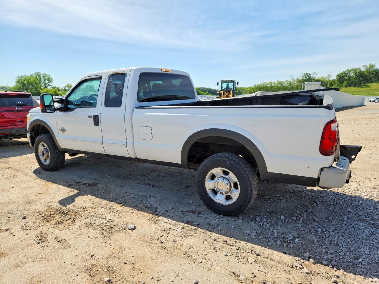 2012 Ford F250 Super Duty White vin: 1FT7X2BT0CEC55834