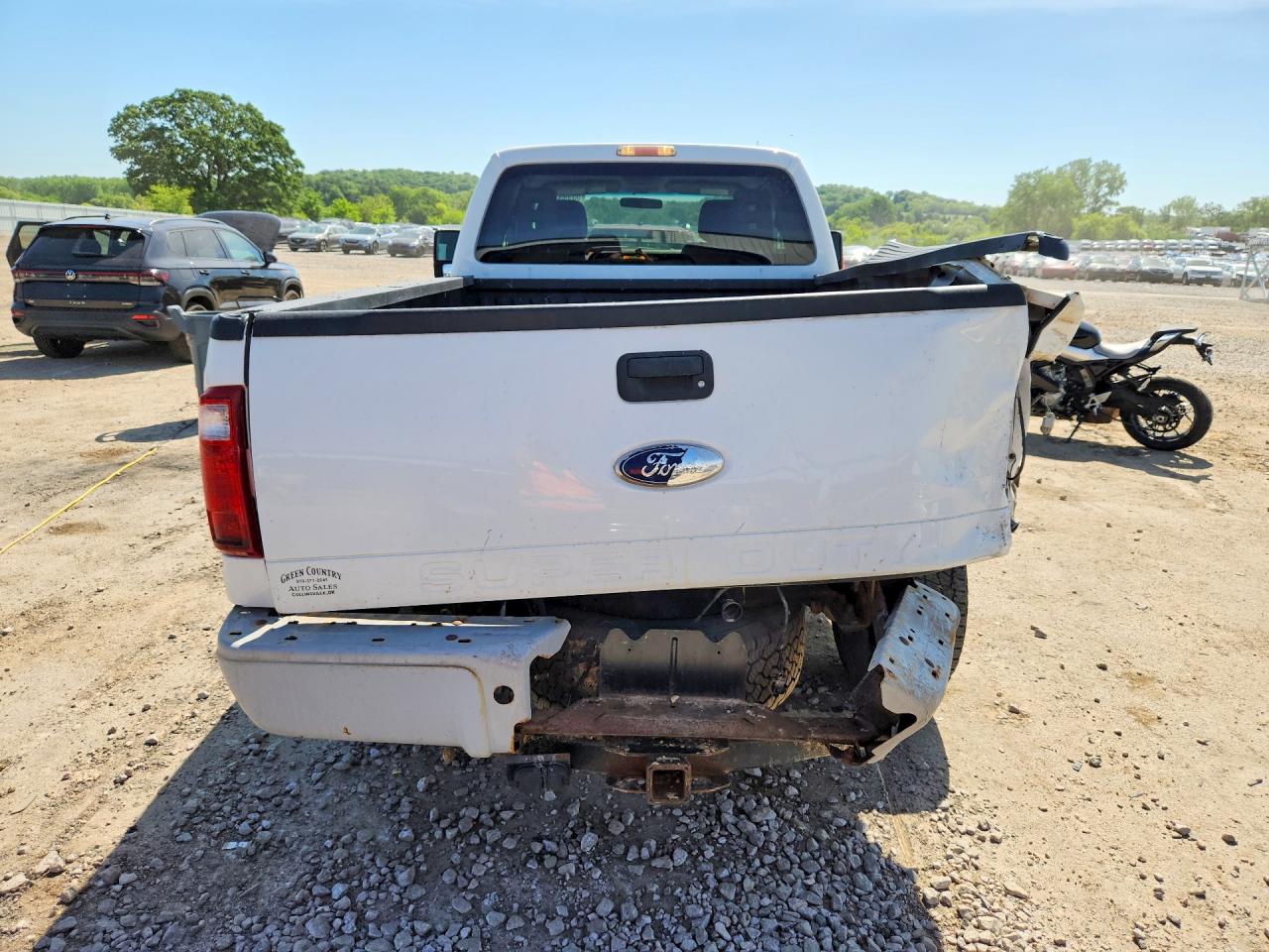 2012 Ford F250 Super Duty White vin: 1FT7X2BT0CEC55834
