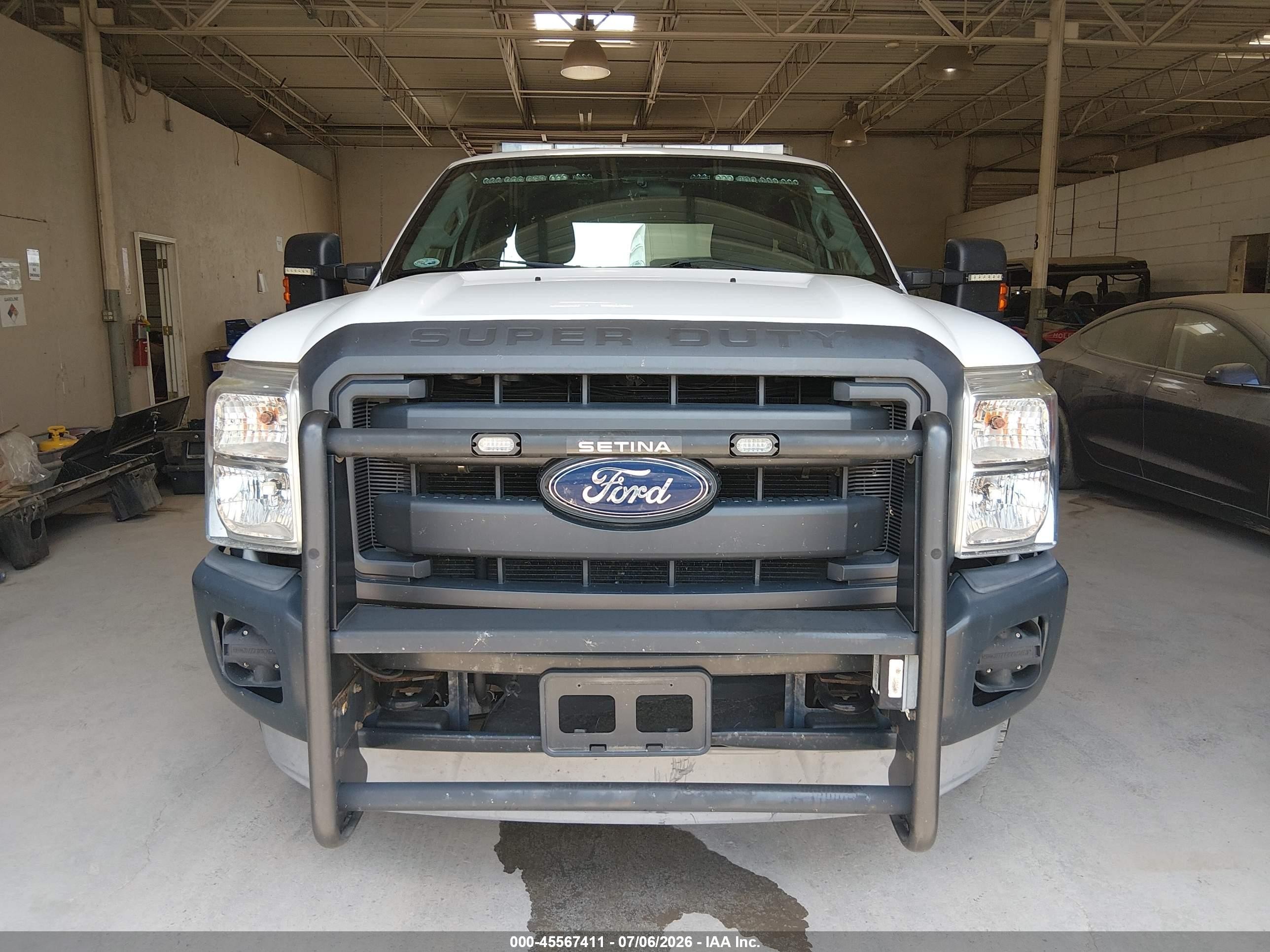 2012 Ford Super Duty F-250 Srw Lariat/xl/xlt White vin: 1FT7X2BT0CEC58166