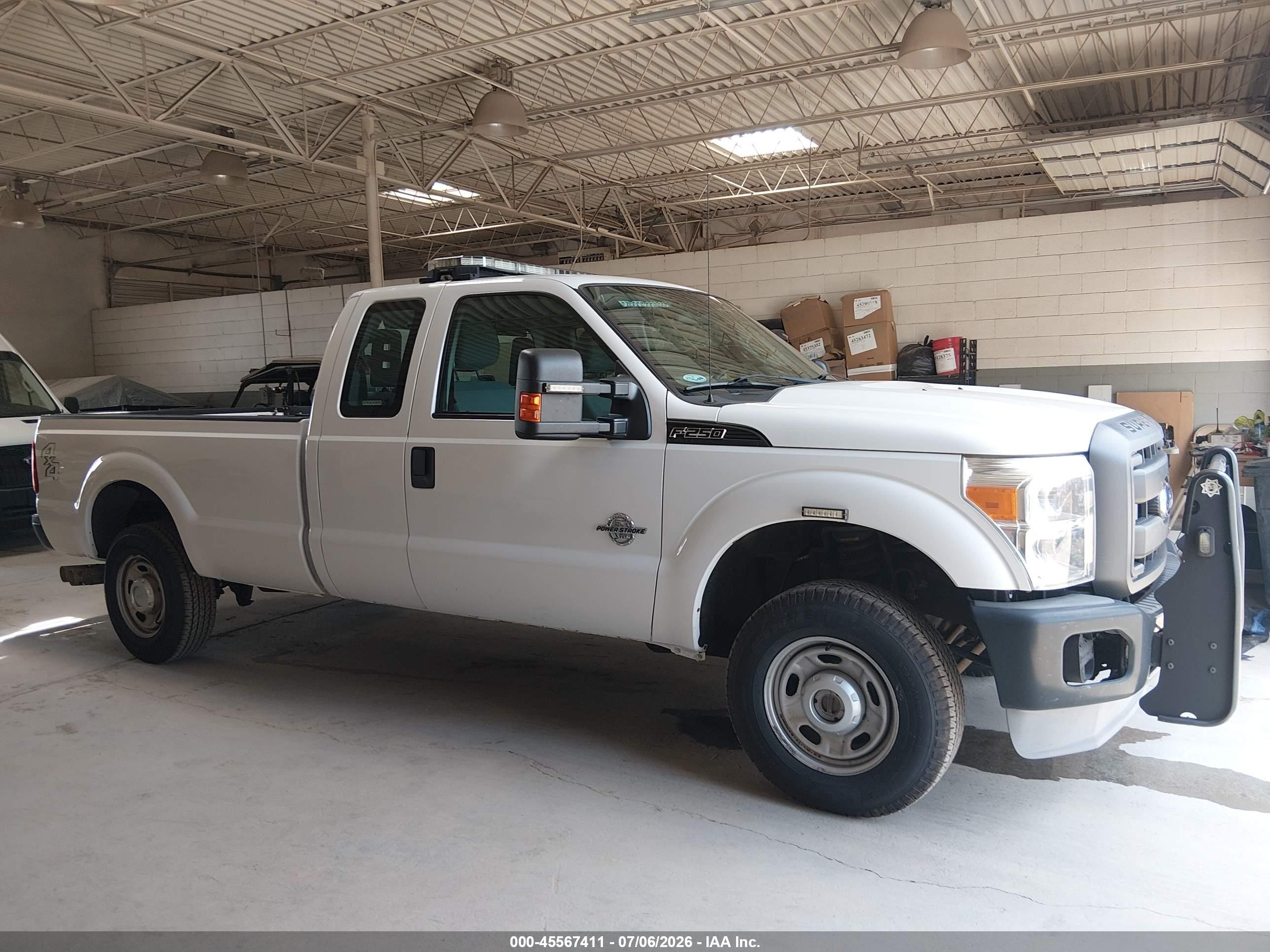 2012 Ford Super Duty F-250 Srw Lariat/xl/xlt White vin: 1FT7X2BT0CEC58166